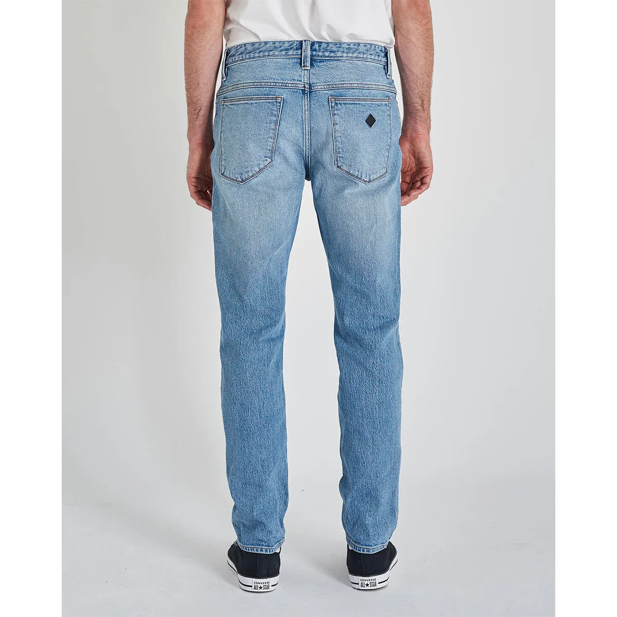 Abrand Mens Slim Dexter Jean Mid Vintage Blue