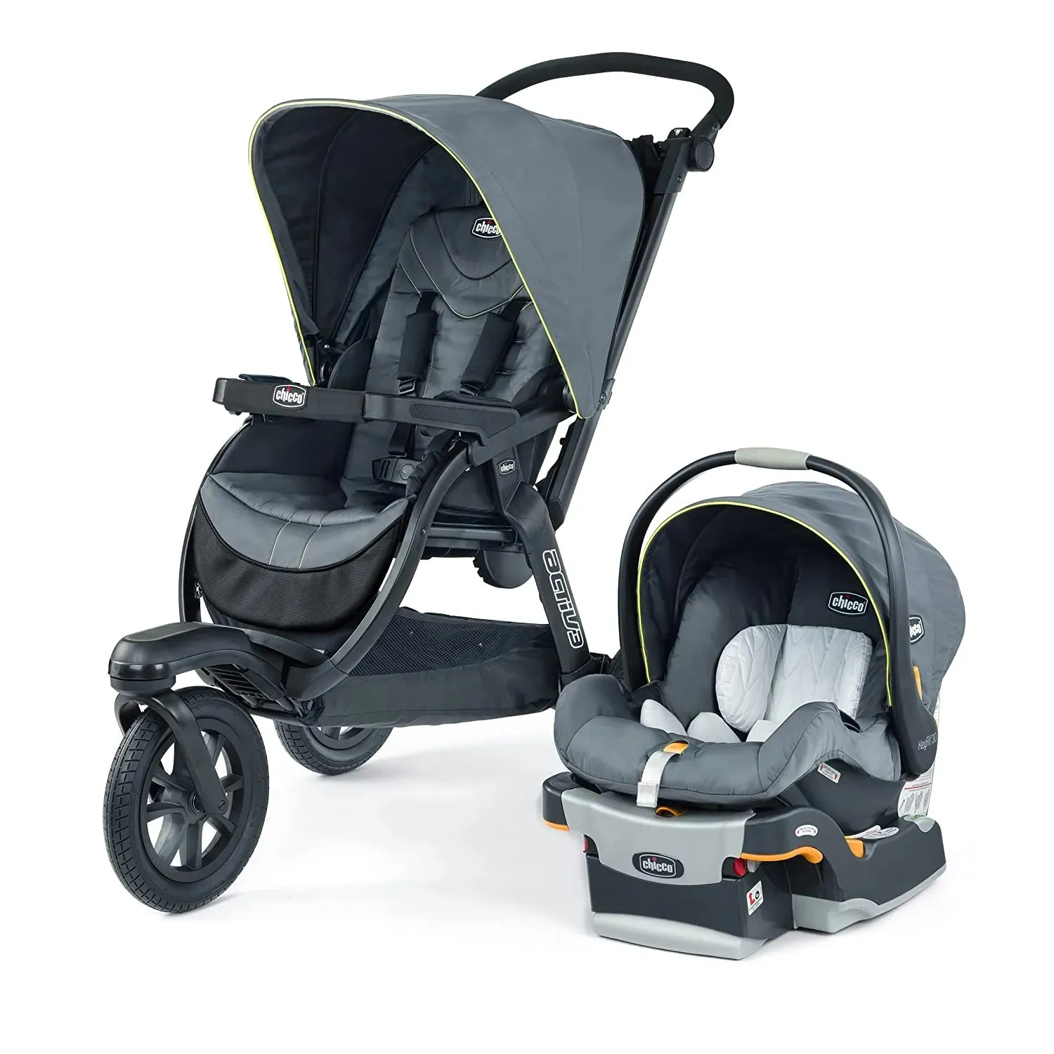 Activ3 Jogging Stroller Travel System - Solar