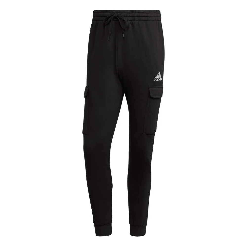 ADIDAS FEEL COZY BLACK CARGO PANTS