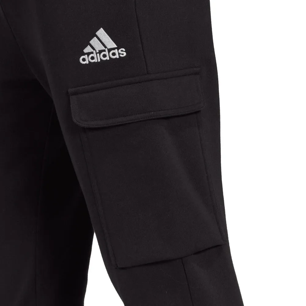 ADIDAS FEEL COZY BLACK CARGO PANTS