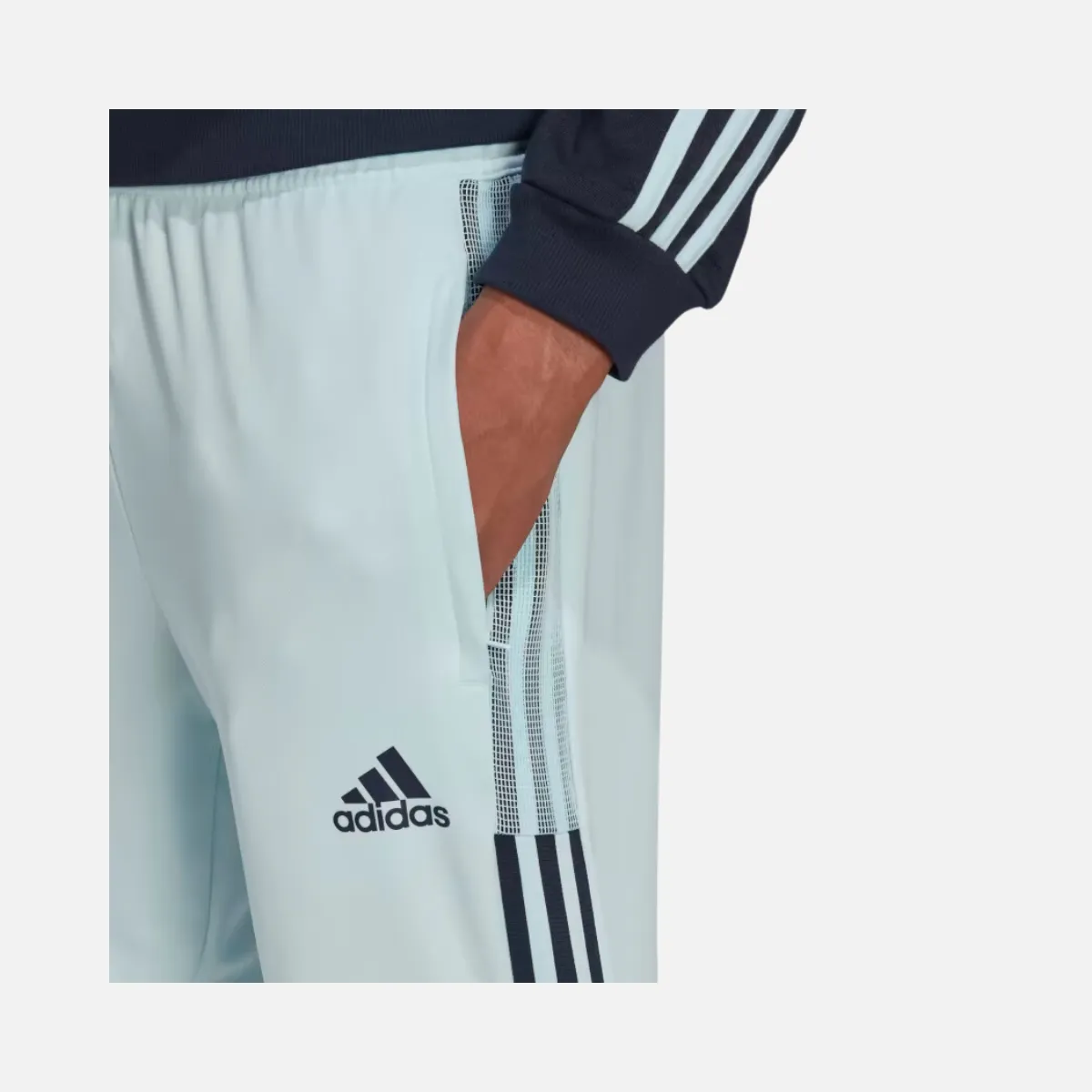 Adidas Tiro Track Men's Football Pant -Almost Blue / Legend Ink