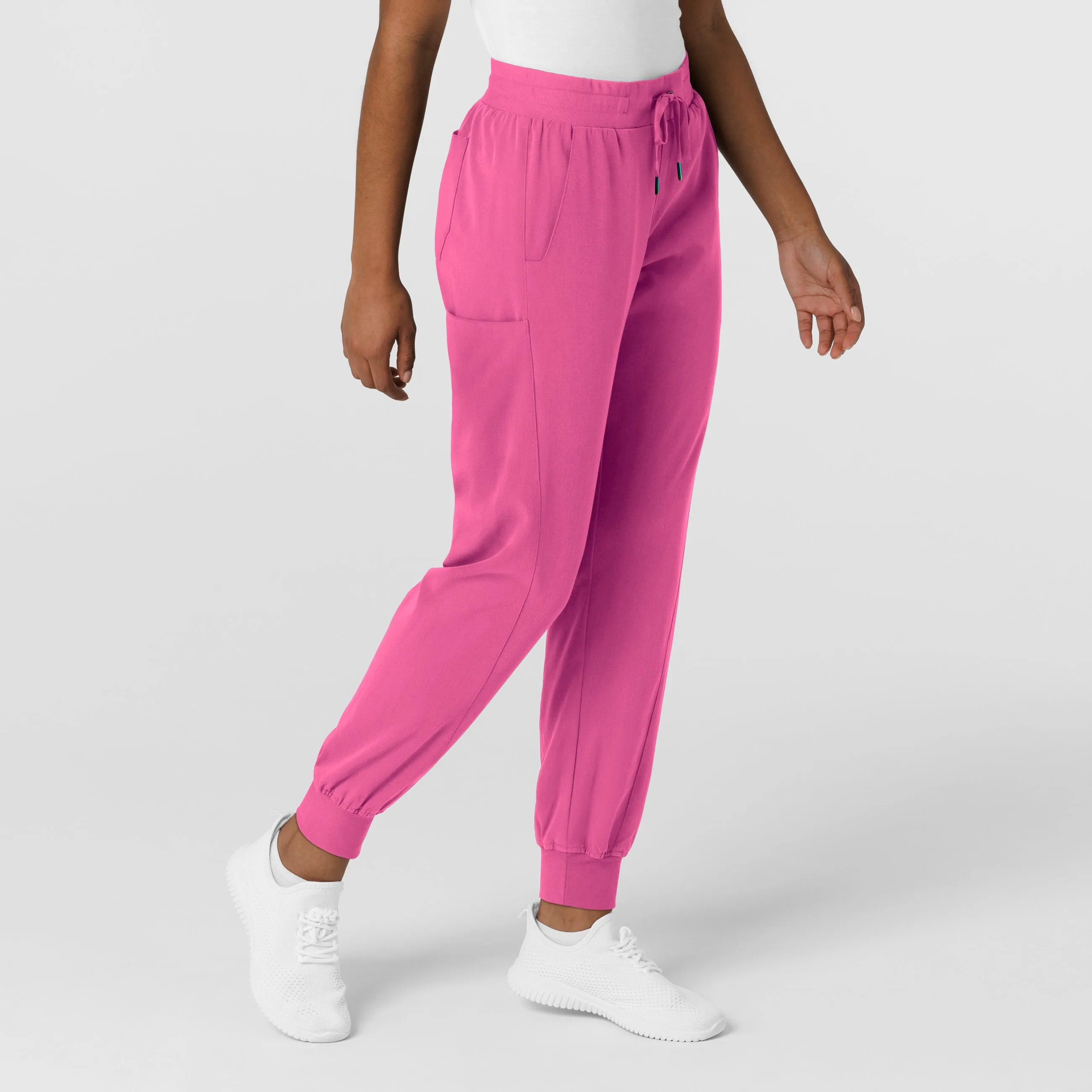 Aero Remix Women's Cargo Jogger Scrub Pant - Fuchsia