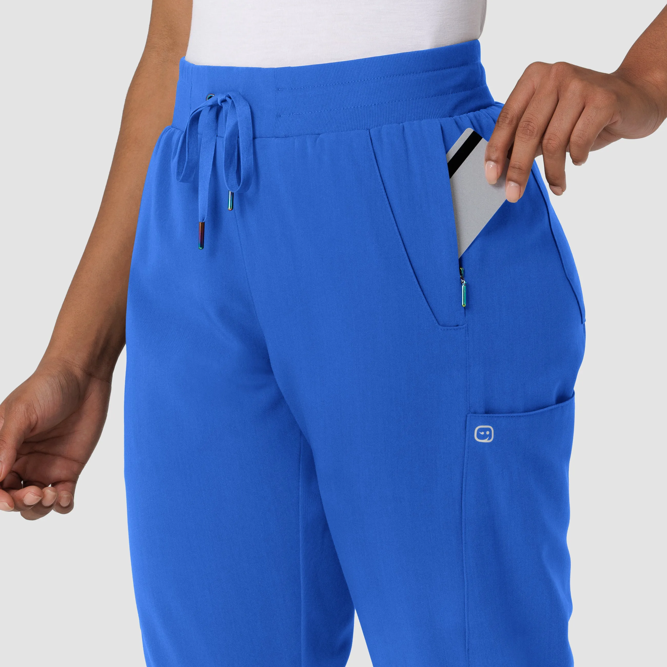 Aero Remix Women's Cargo Jogger Scrub Pant - Royal