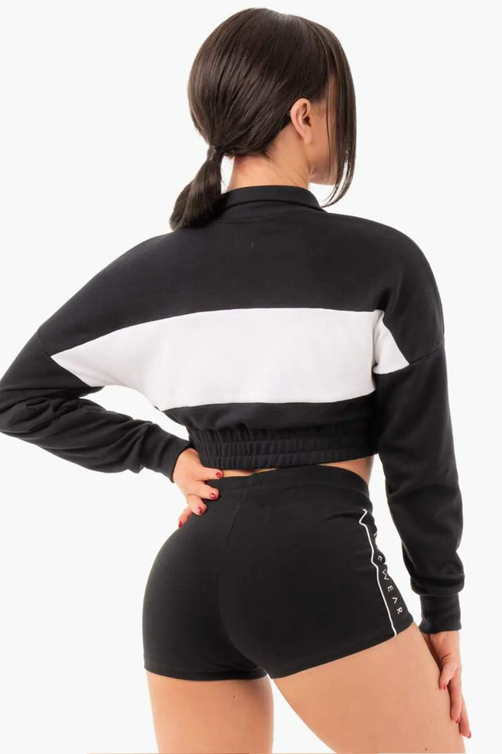 Aisthetikos signature Crop Track Jumper