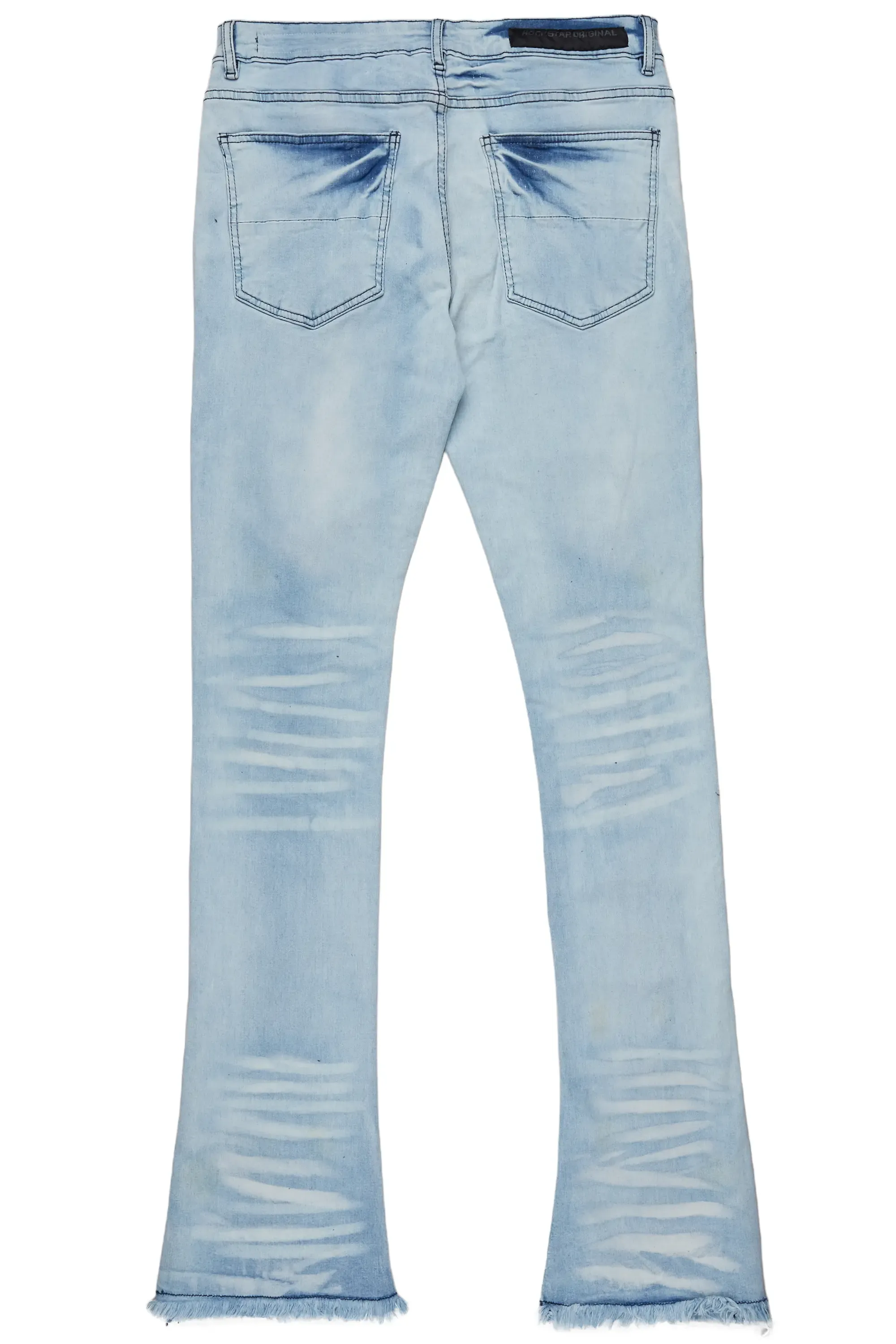 Aldis Blue Painter Stacked Flare Jean