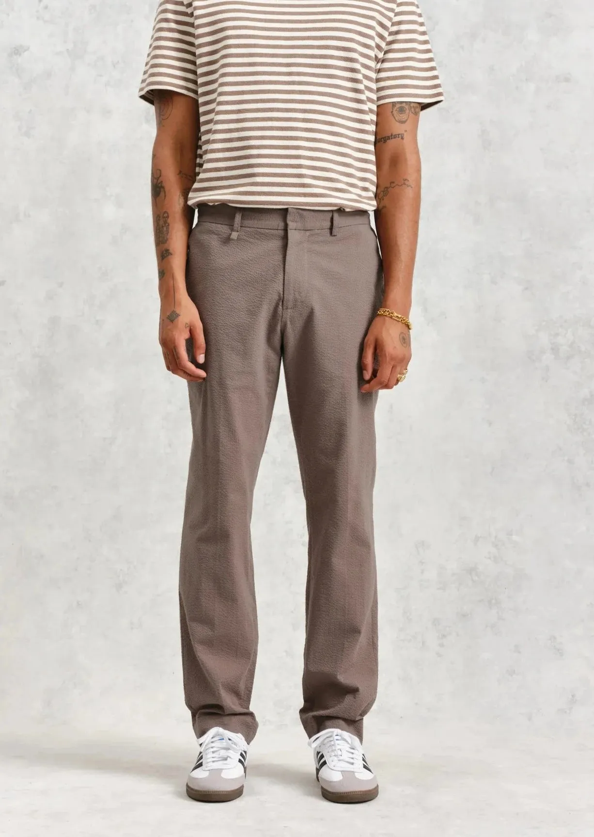 Alp Smart Seersucker Trouser