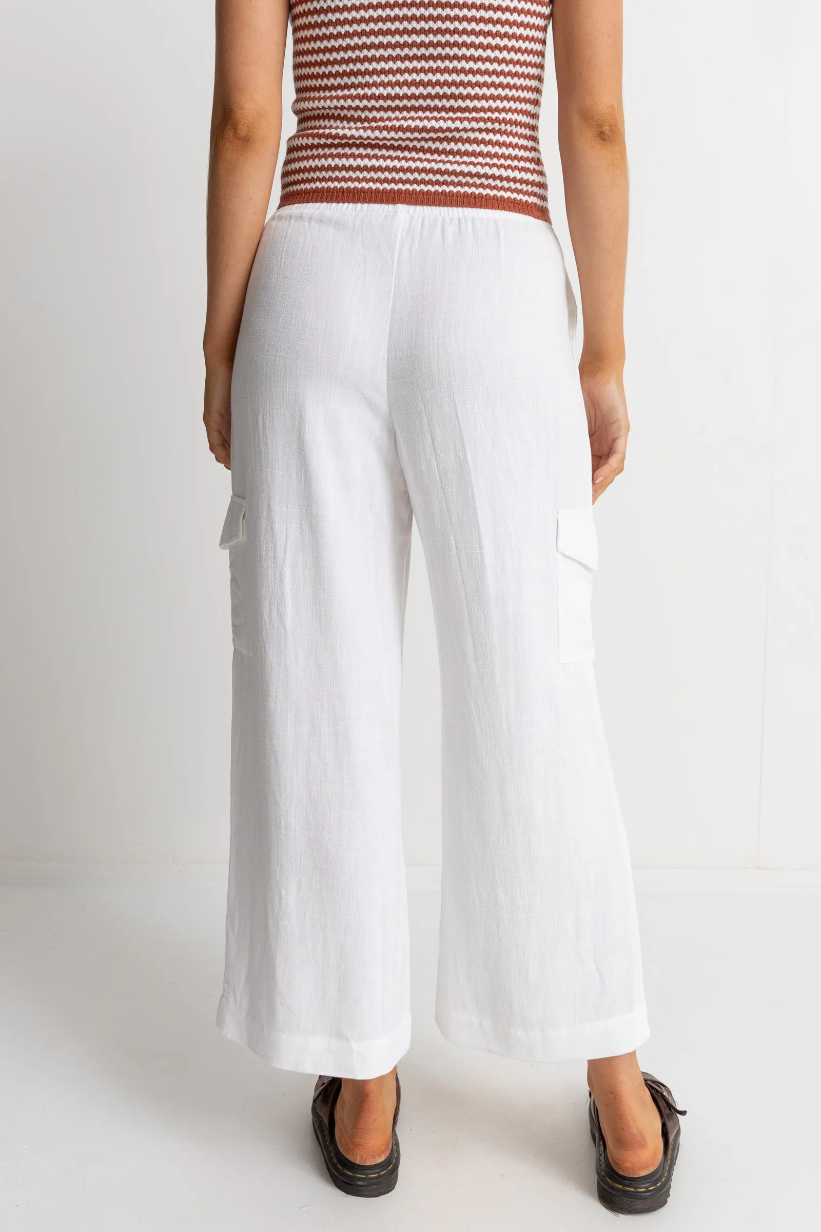 Amalfi Cargo Pant White