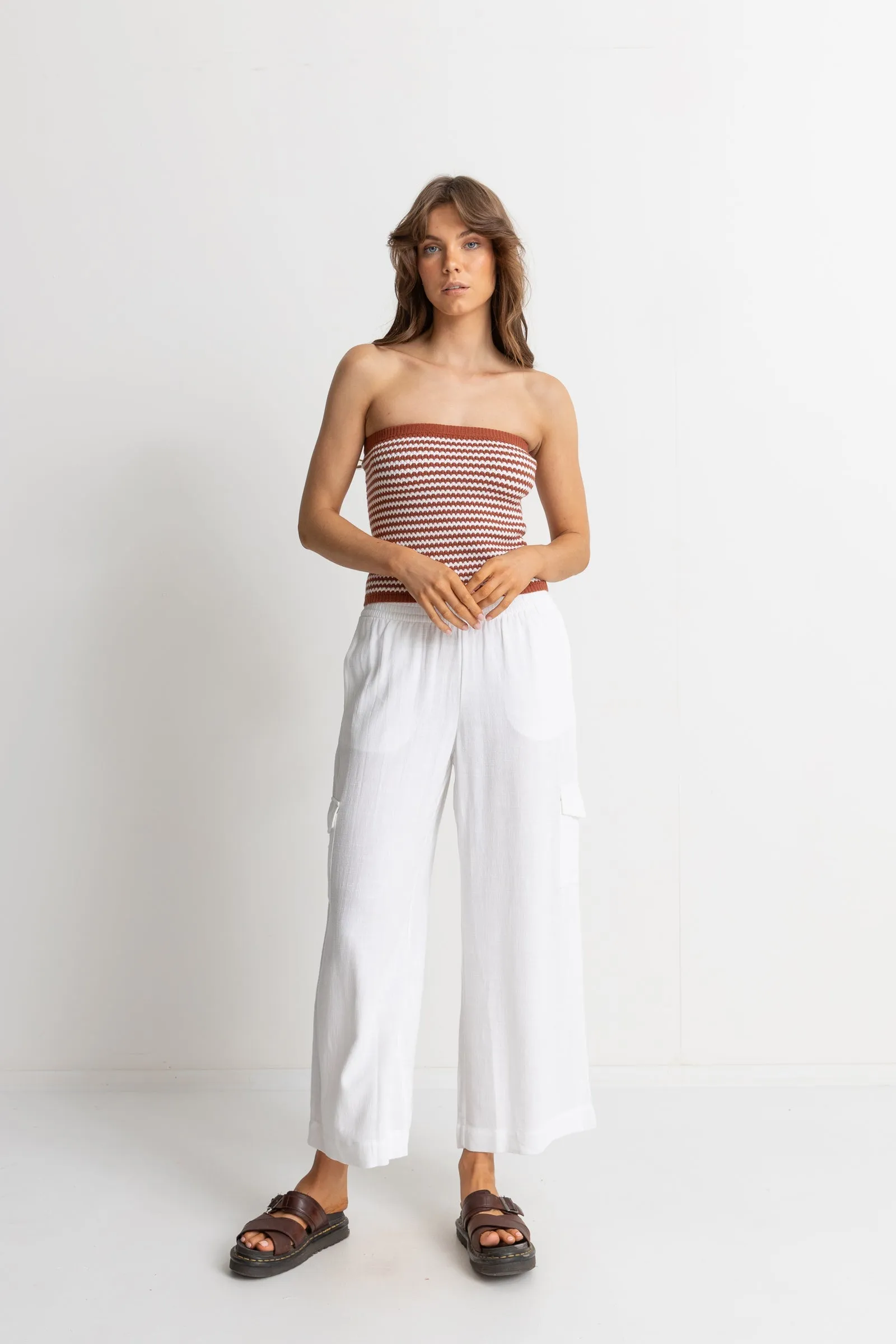 Amalfi Cargo Pant White