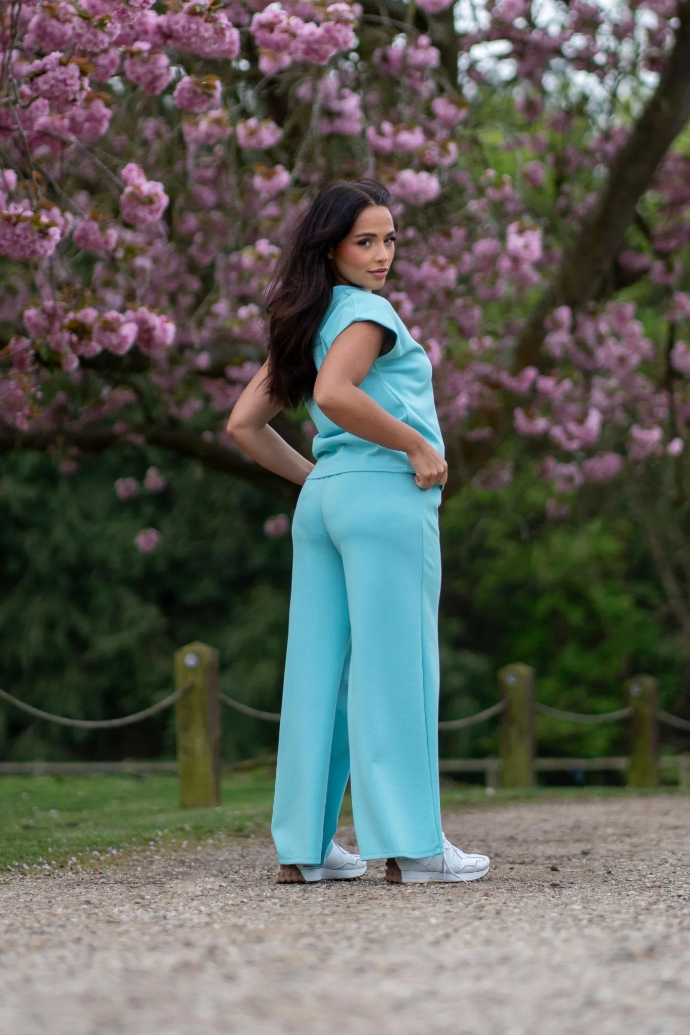 Aqua Wide Leg Trousers