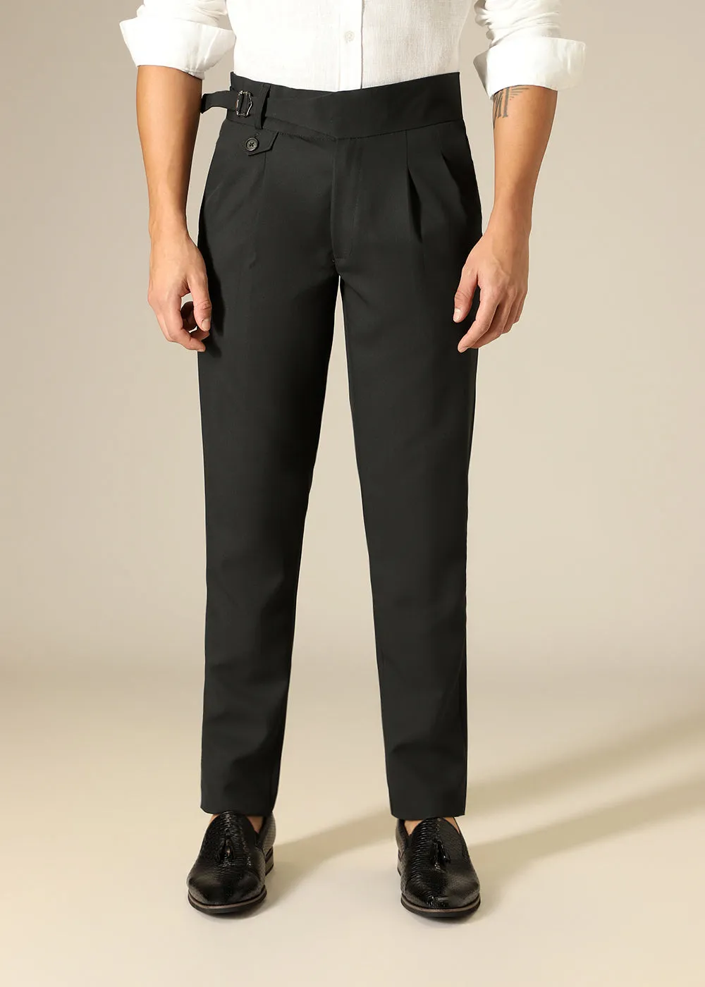 Ash Black Gurkha Pant