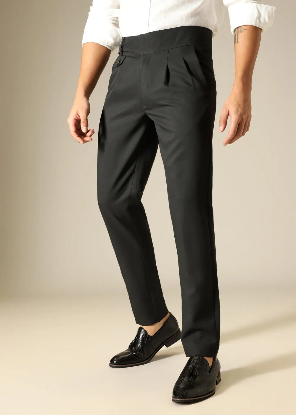 Ash Black Gurkha Pant