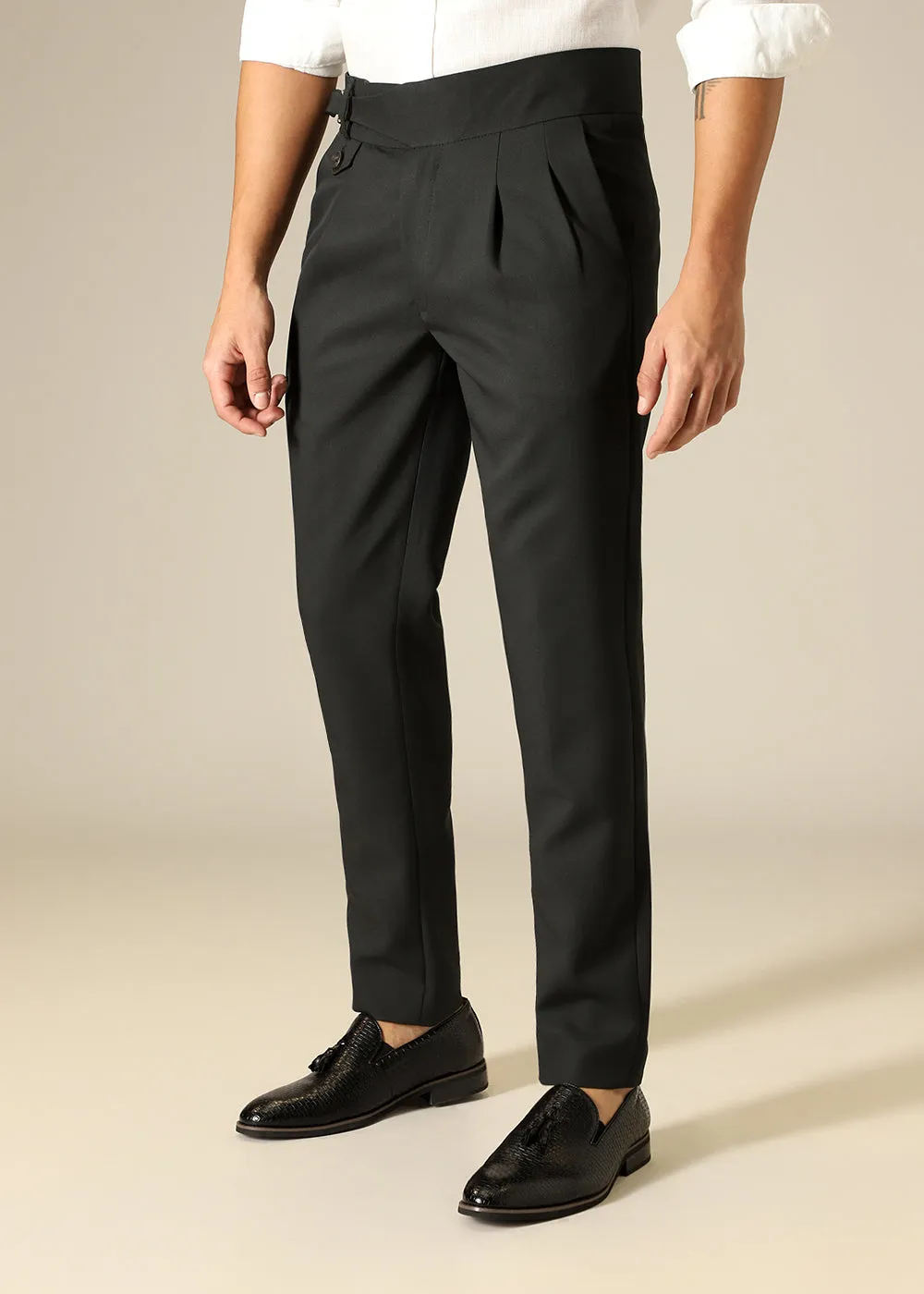 Ash Black Gurkha Pant