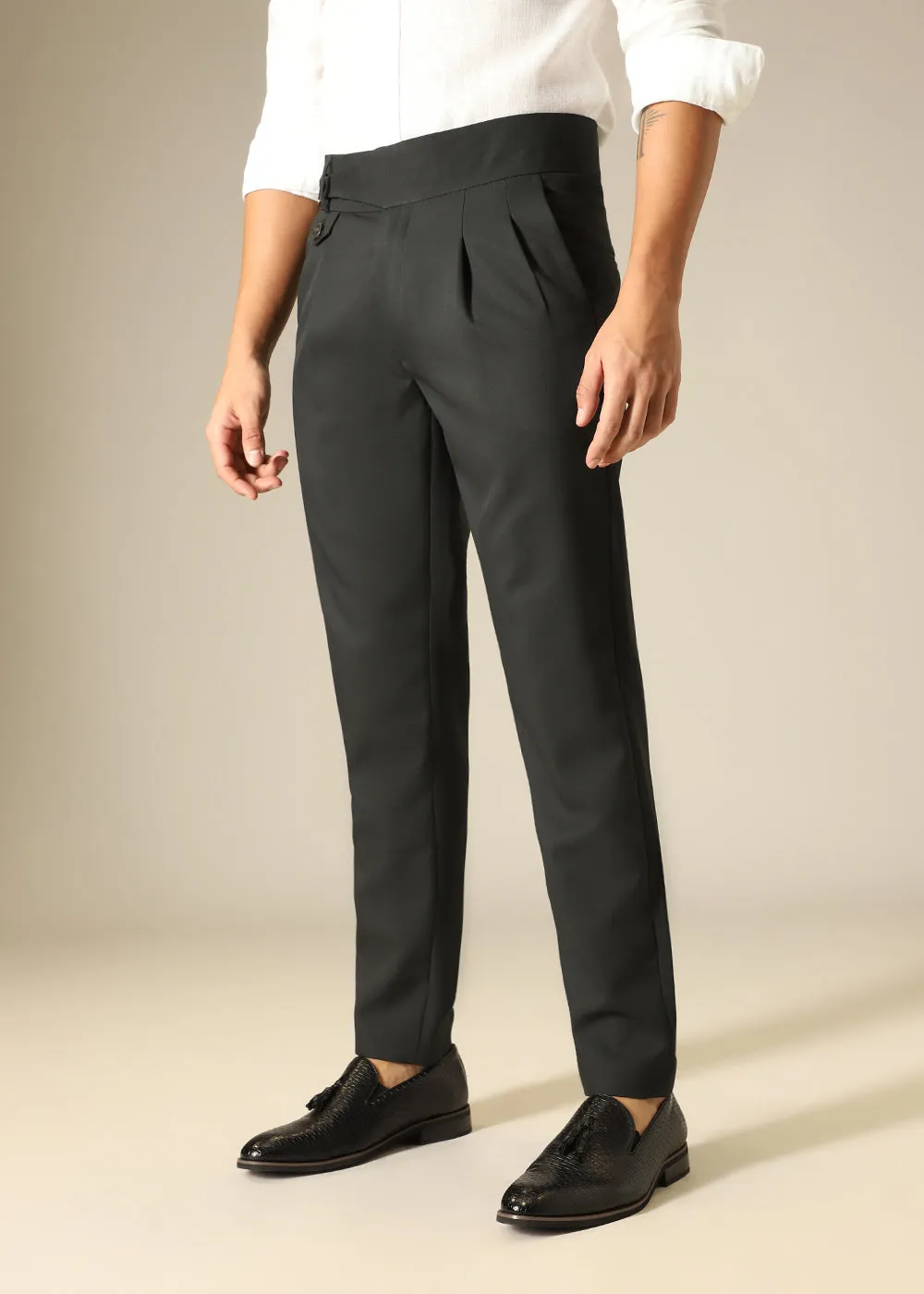 Ash Black Gurkha Pant