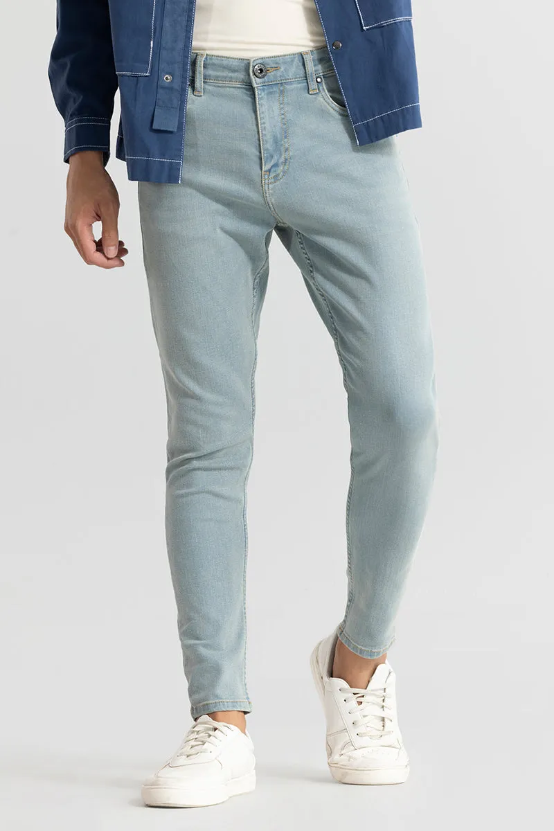 Asher Stone Blue Skinny Jeans