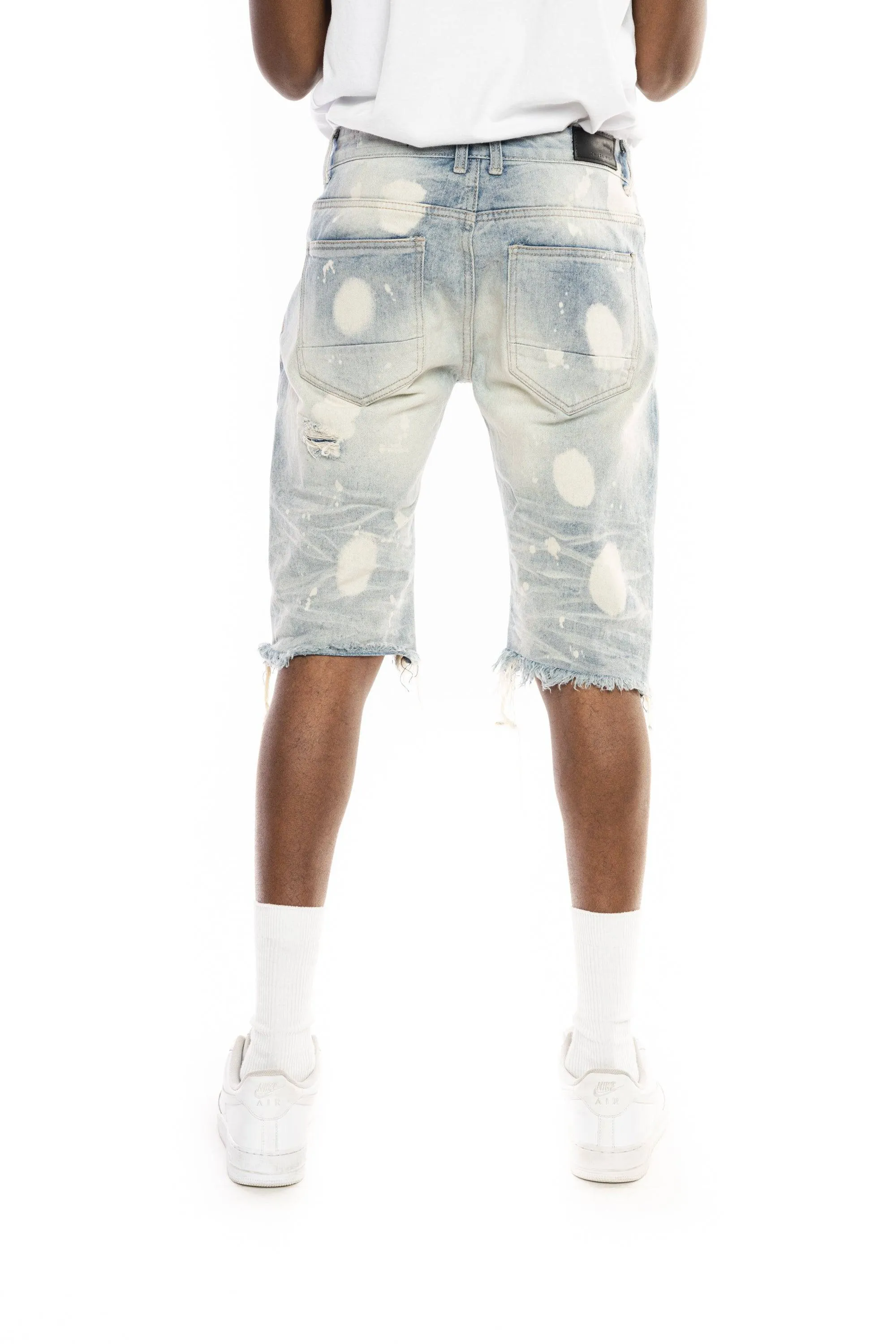 Basic Jean Shorts - Cardiff Blue