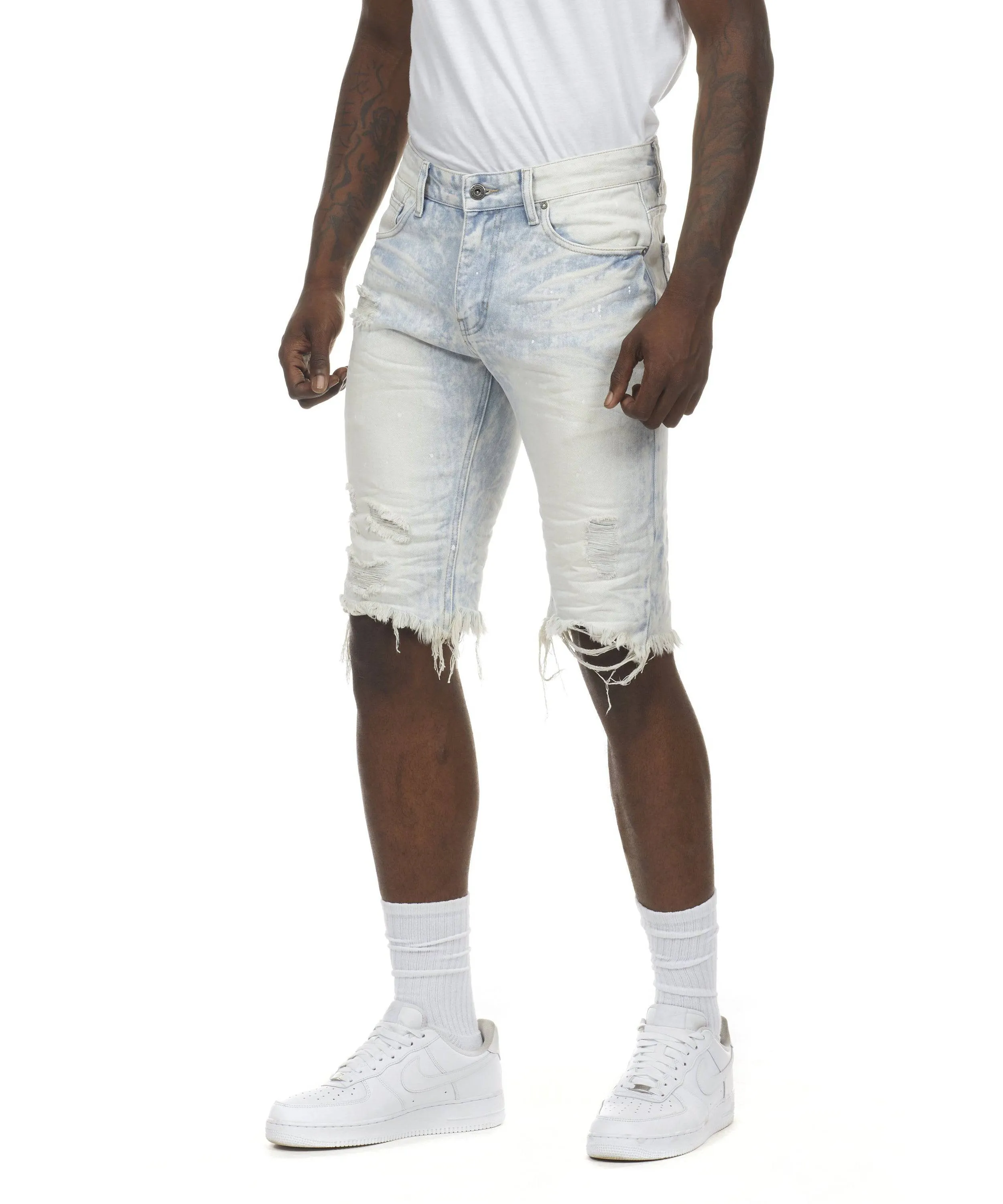 Basic Jean Shorts - Rivington Blue