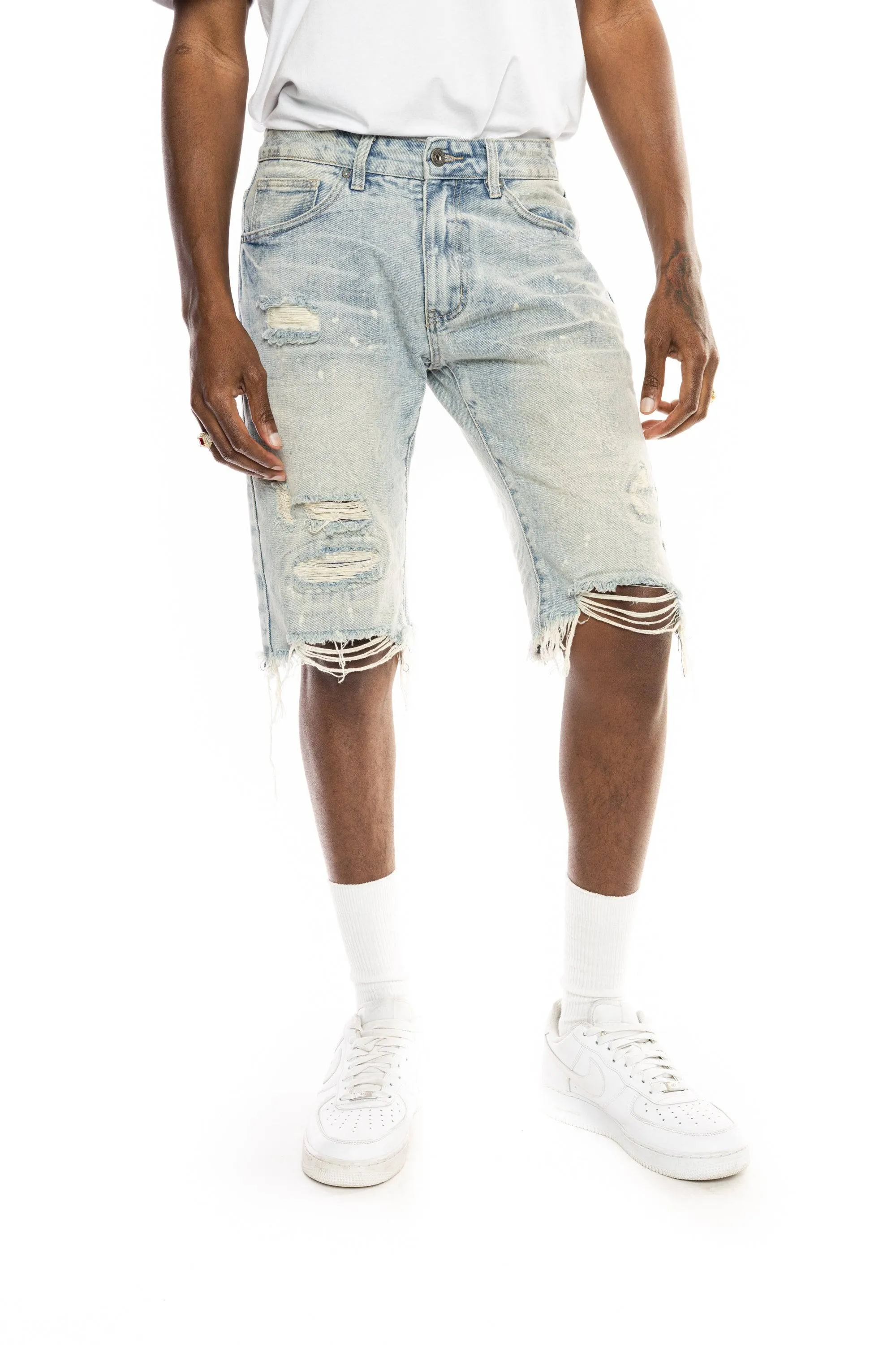 Basic Jean Shorts - Suffolk blue