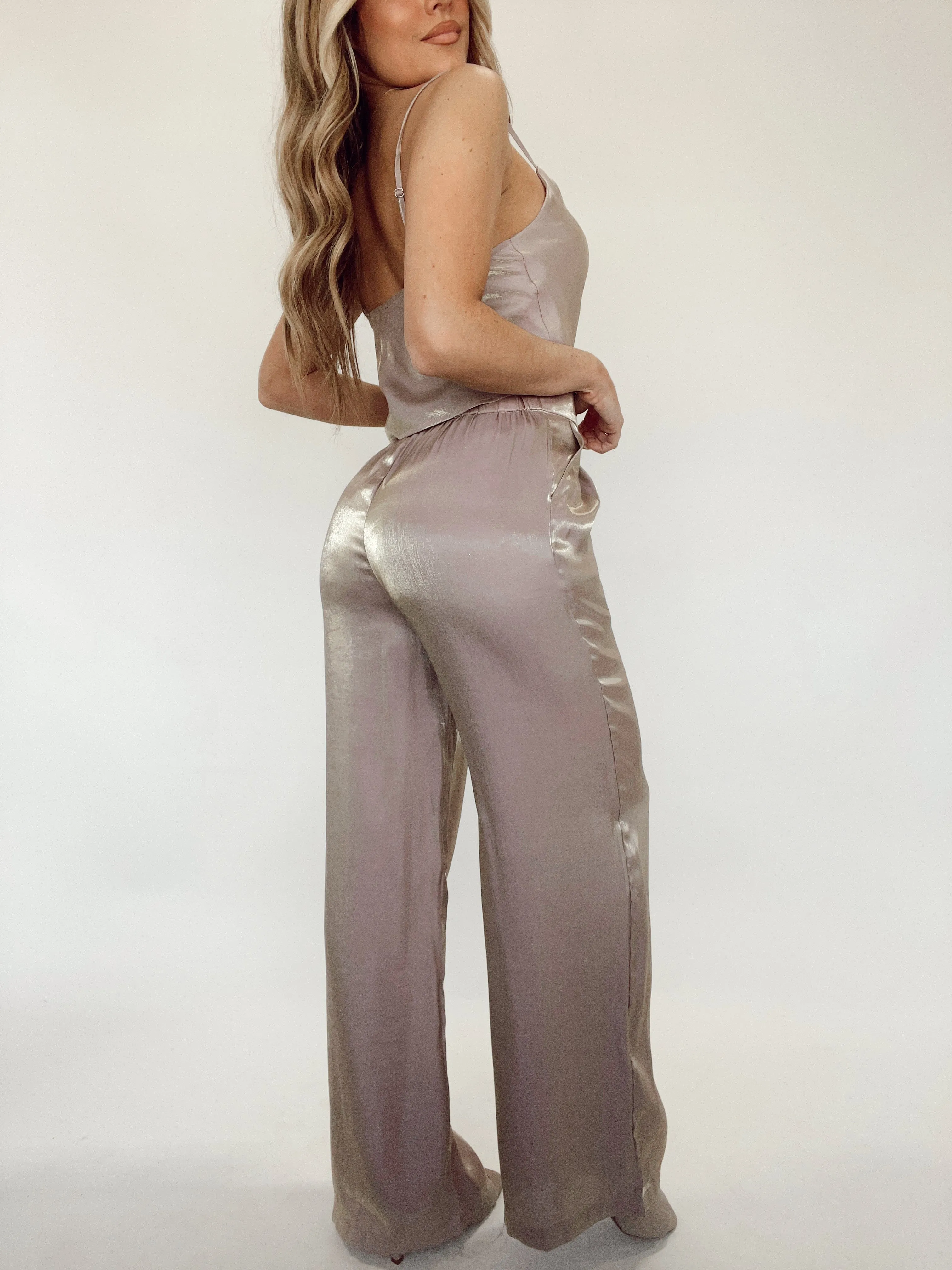 Beige Luminous Pant