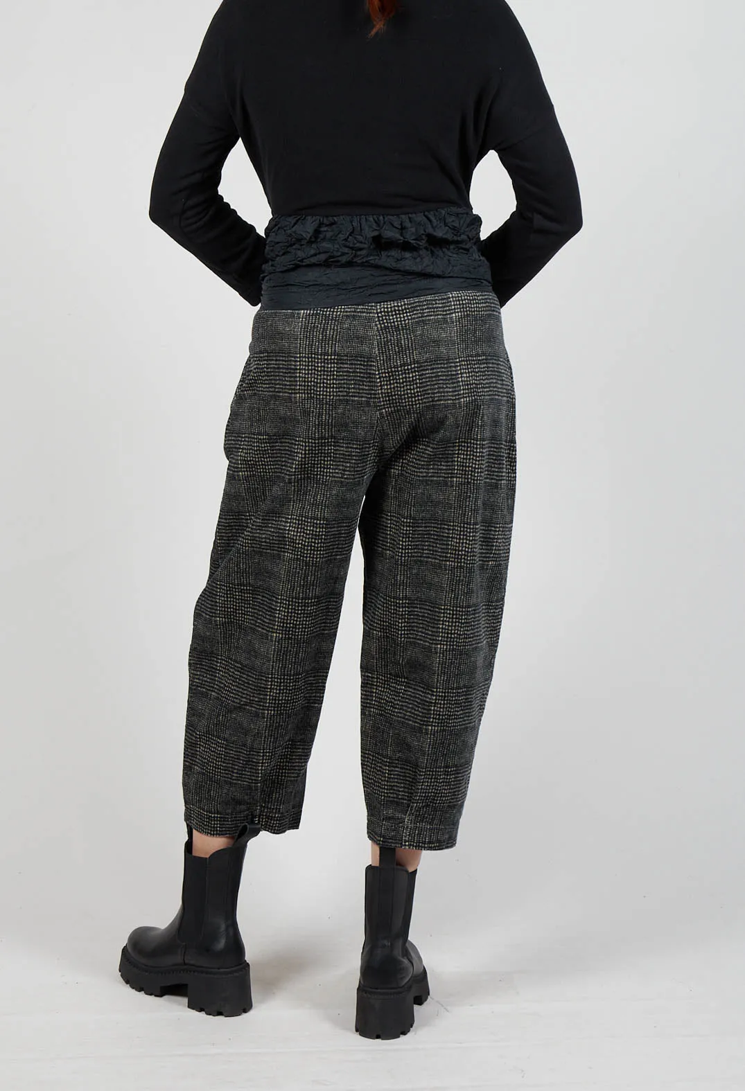 Bianco PR Trousers in Tagll Nero