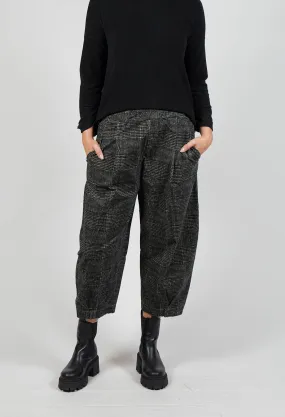 Bianco PR Trousers in Tagll Nero