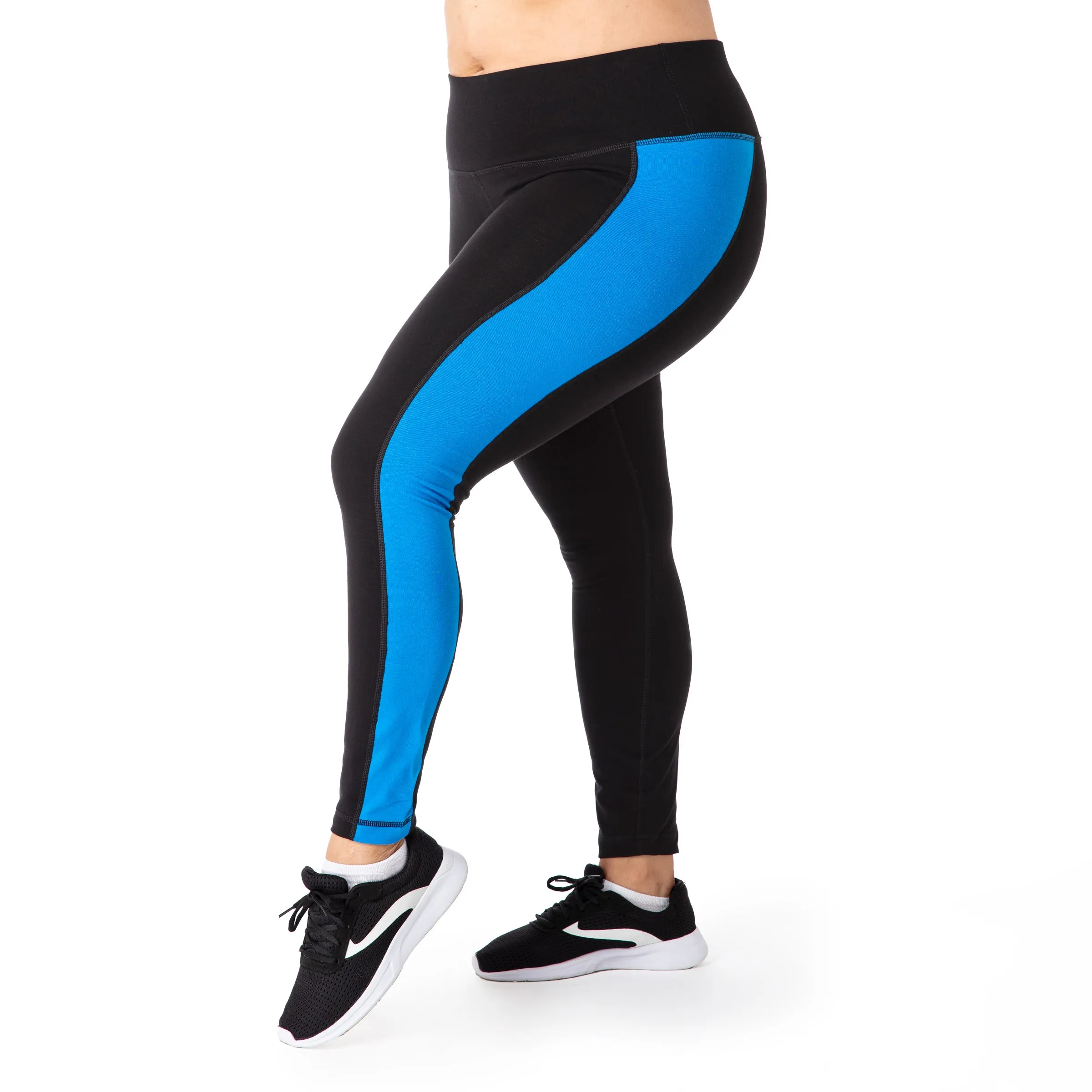 Black Color Block Legging