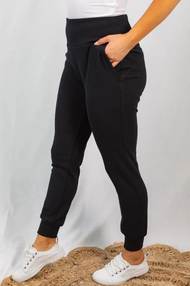 Black Knit legging Joggers