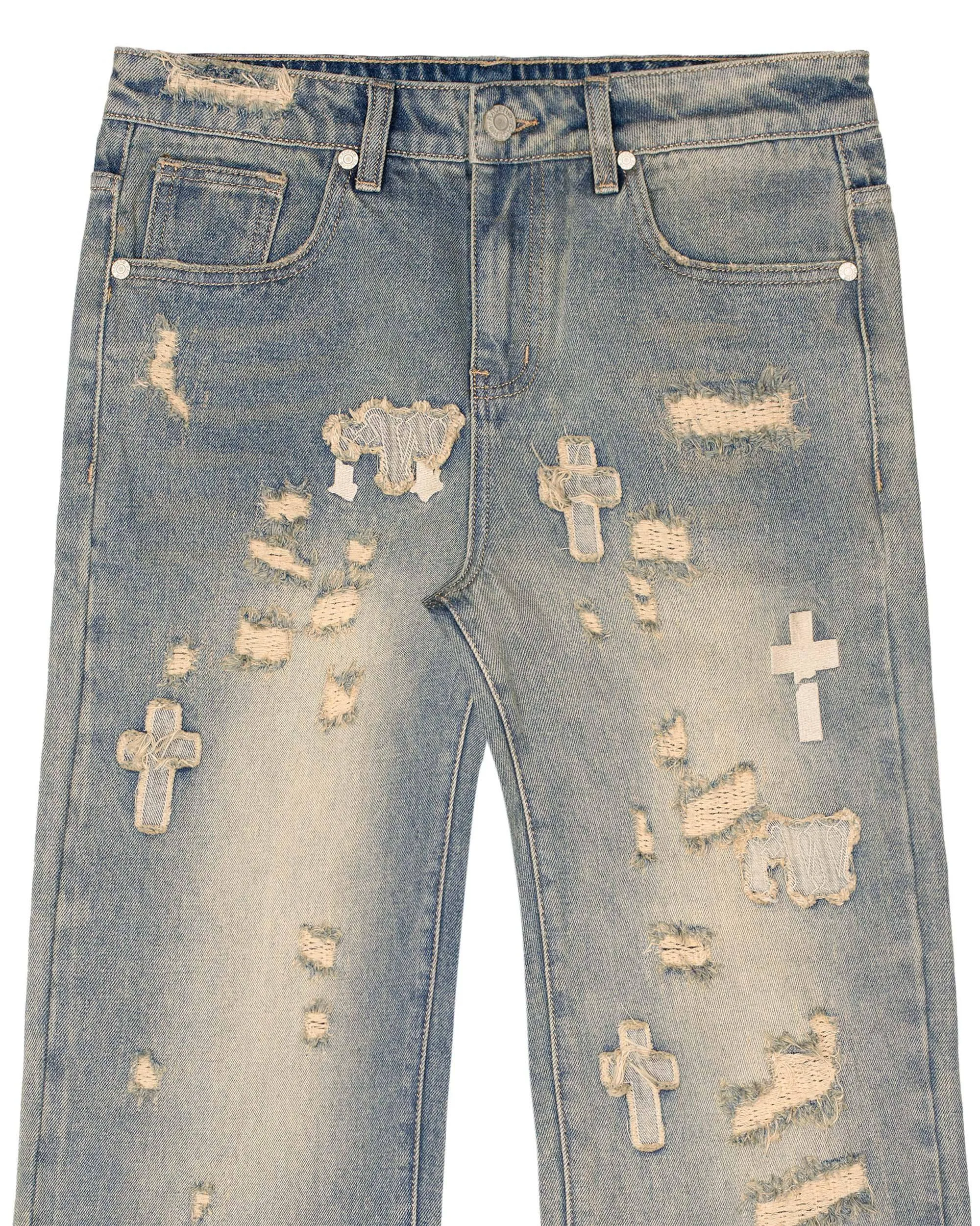 Blue Ghost Cross Jeans