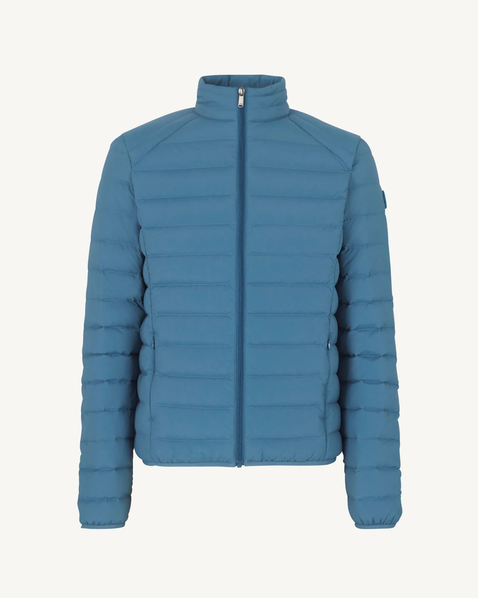 Blue jean Aragon lightweight stretch puffer jacket