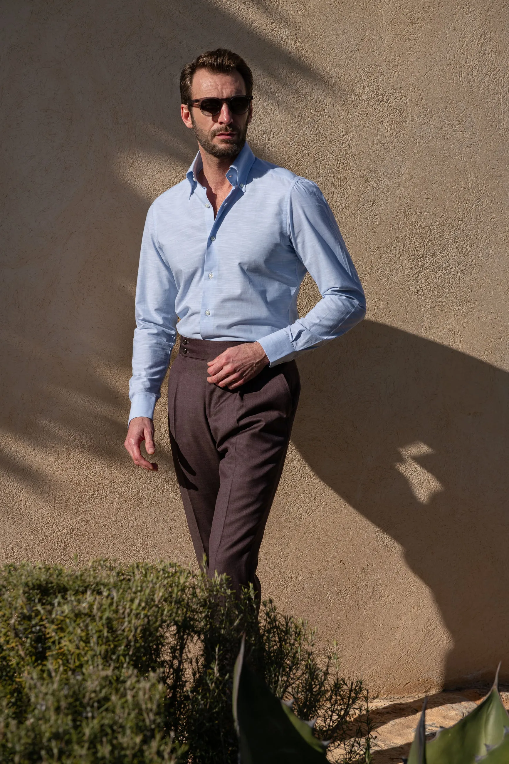 Bordeaux Trousers "Soragna Capsule Collection" - Made in Italy