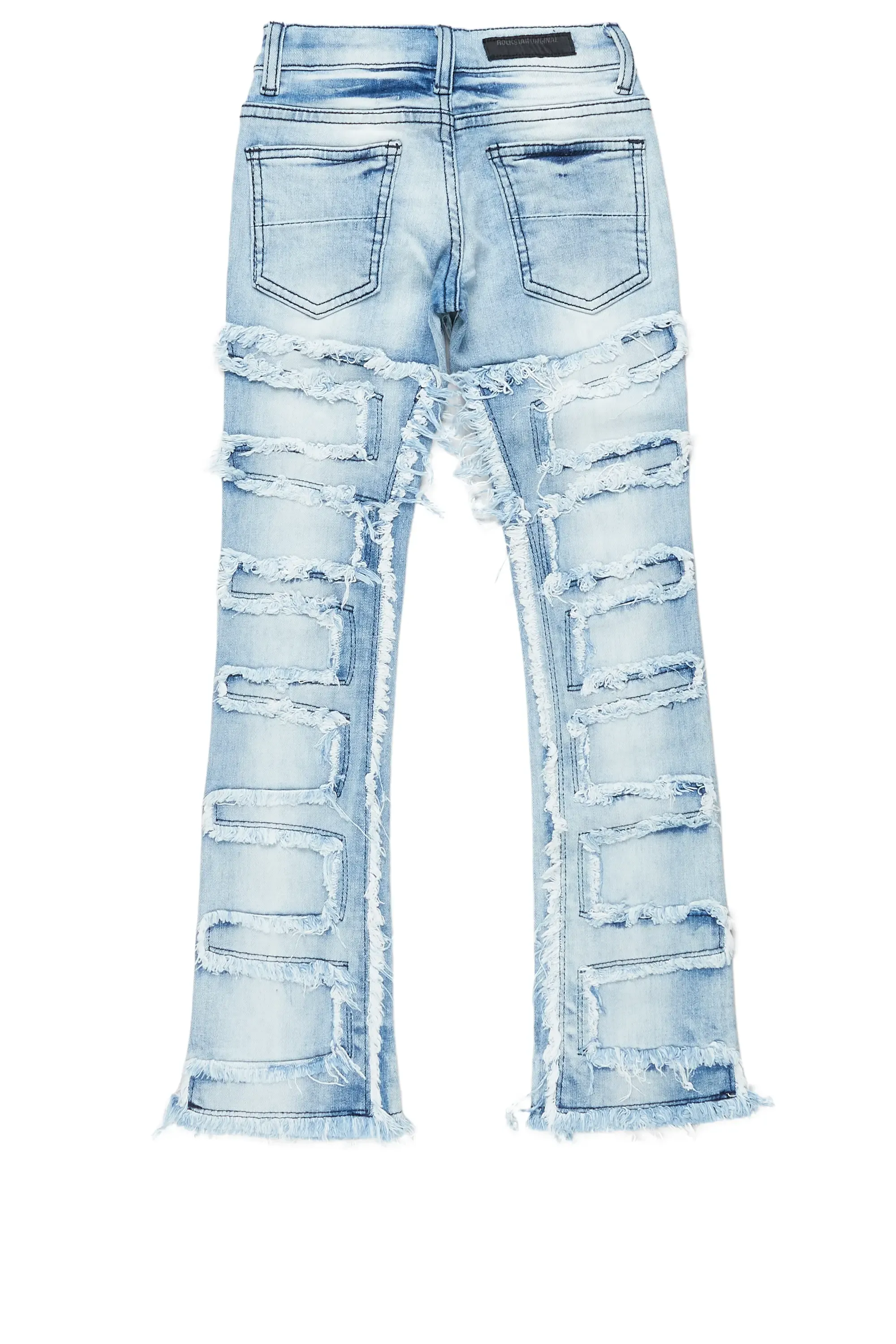 Boys Hallie Blue Super Stacked Flare Jean