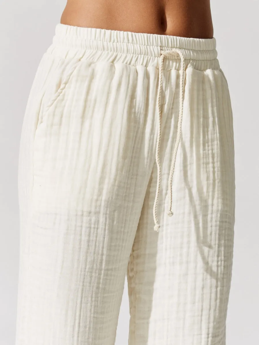 Bubble Pant - Creme