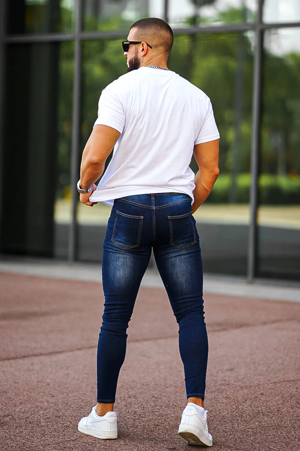 Buy $80 Free Shipping Super Stretch Skinny Jean - Blue