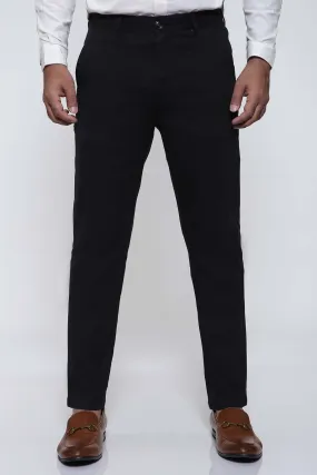 C PANT CROSS POCKET SLIM FIT BLACK