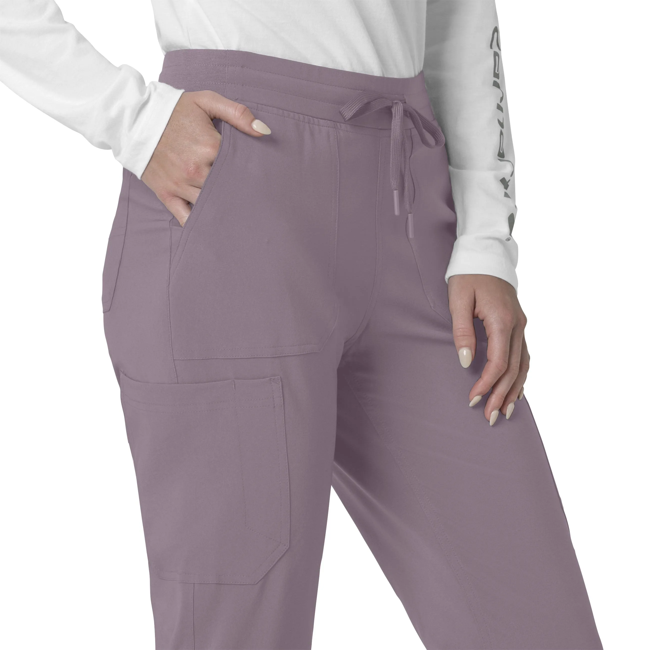 Carhartt Force Cross-Flex Women's Cargo Jogger Scrub Pant - Lavender Mist