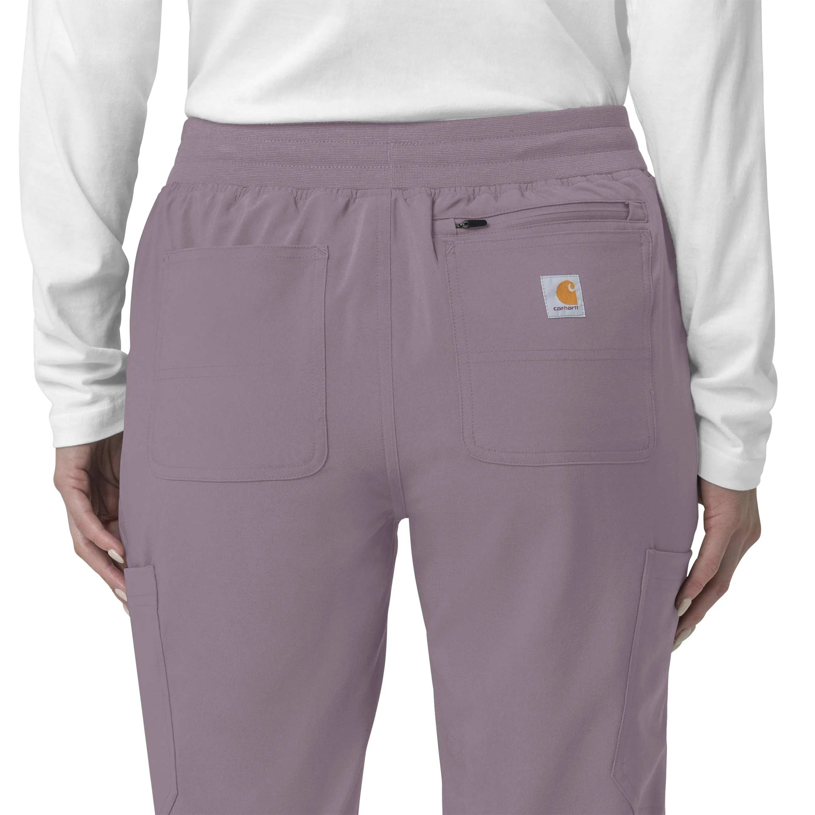 Carhartt Force Cross-Flex Women's Cargo Jogger Scrub Pant - Lavender Mist