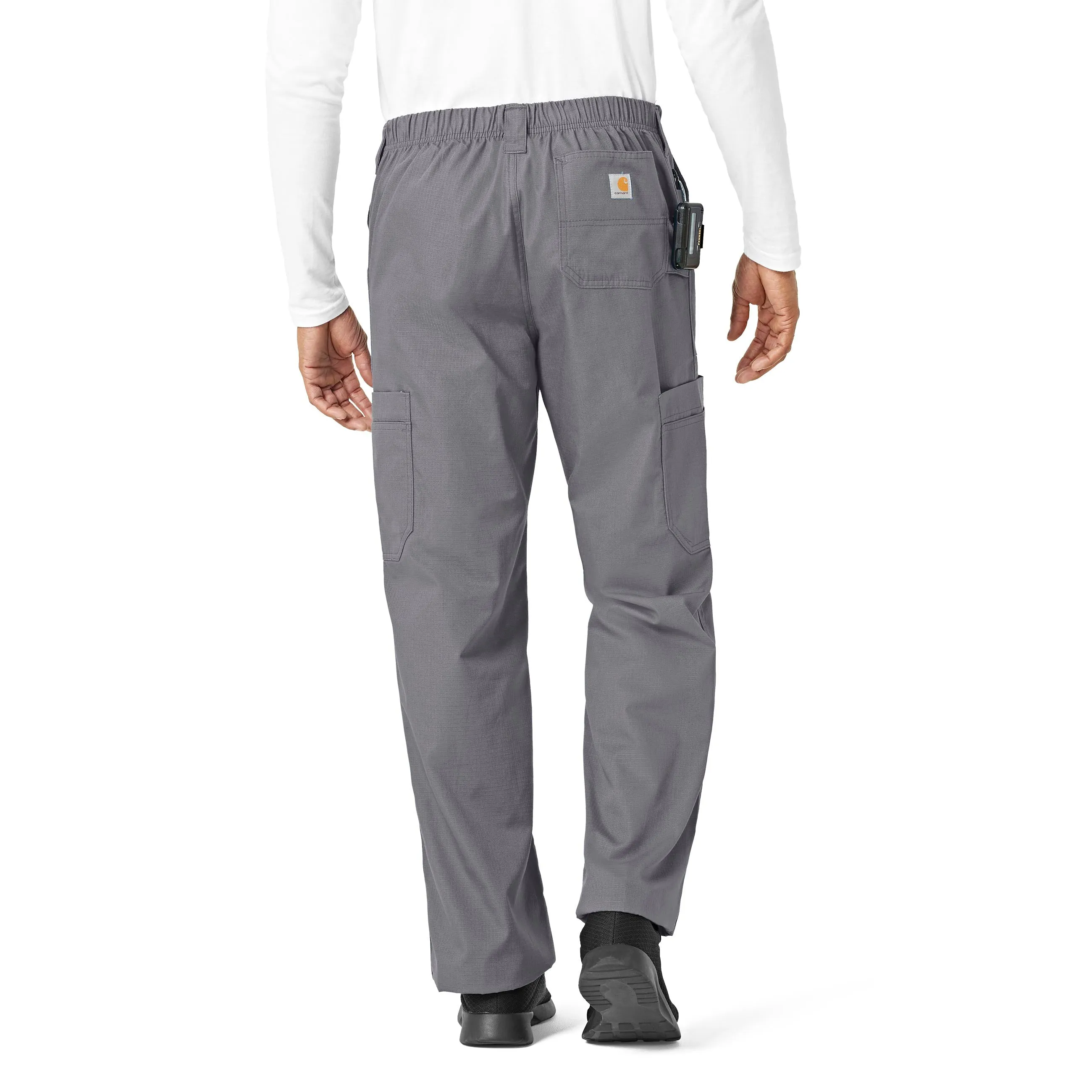 Carhartt Ripstop Men's Boot Cut 8-Pocket Cargo Scrub Pant - Pewter