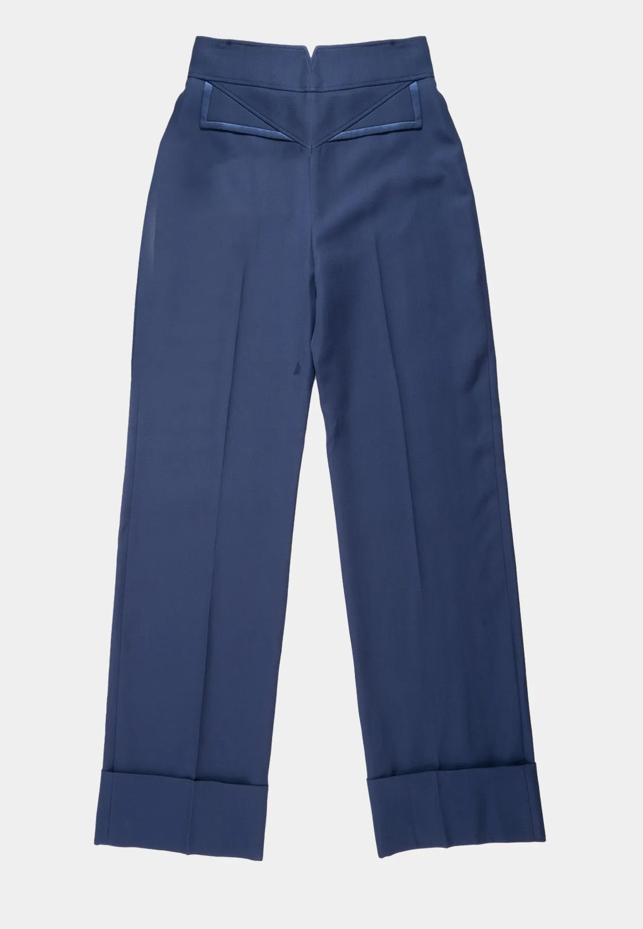 Casablanca Waist Panel Trousers Navy