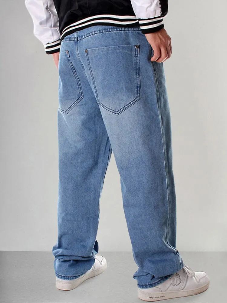 Casual Loose Straight Jeans