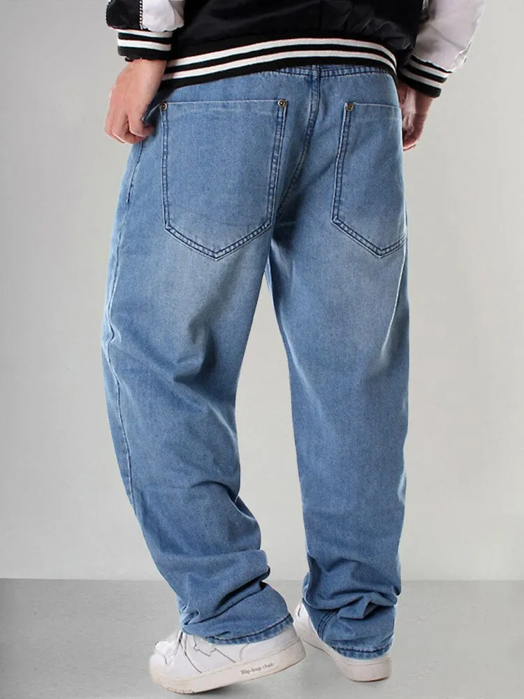 Casual Loose Straight Jeans