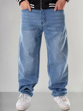 Casual Loose Straight Jeans