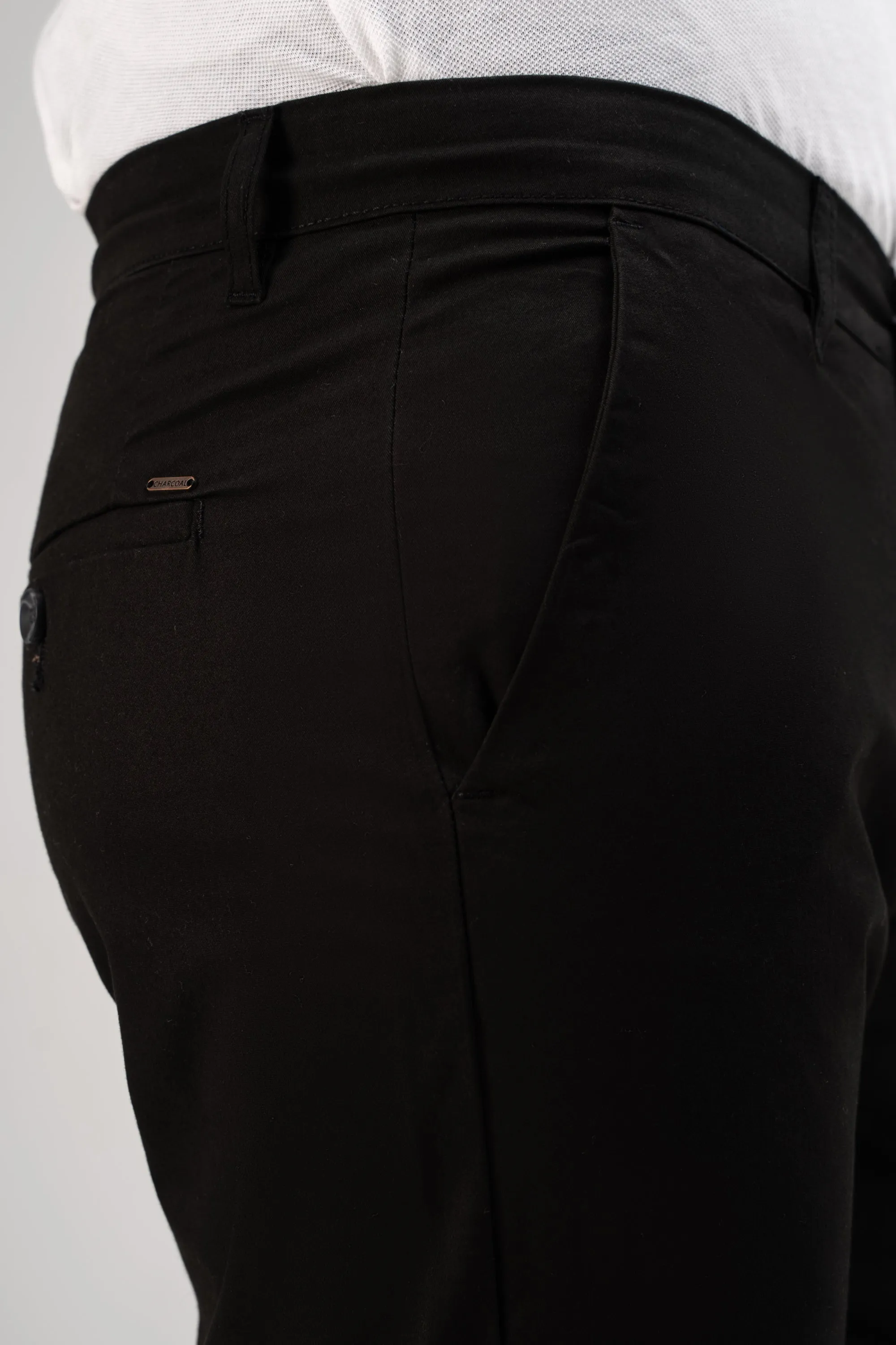 CASUAL PANT CROSS POCKET BLACK