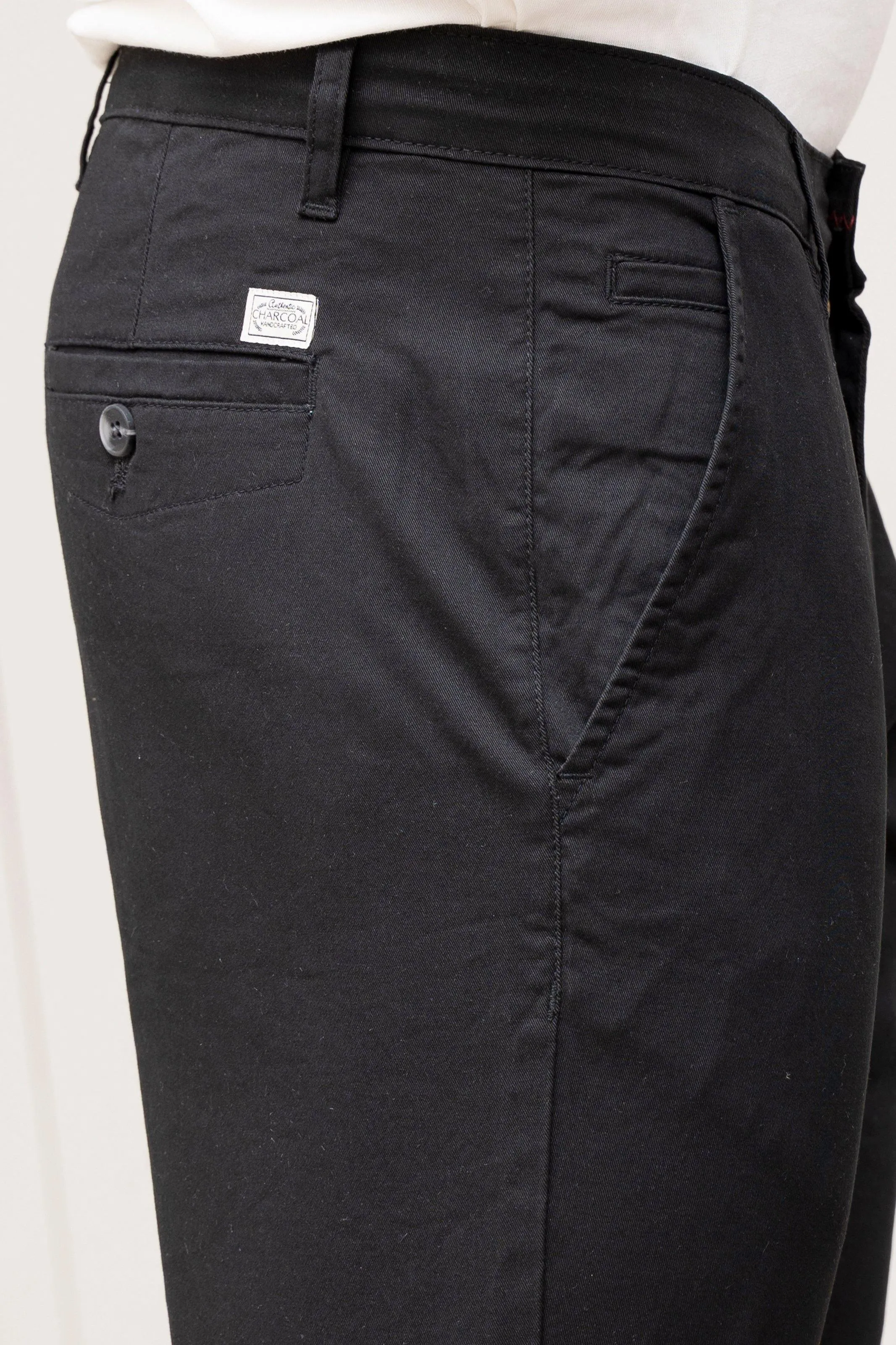 CASUAL PANT CROSS POCKET BLACK