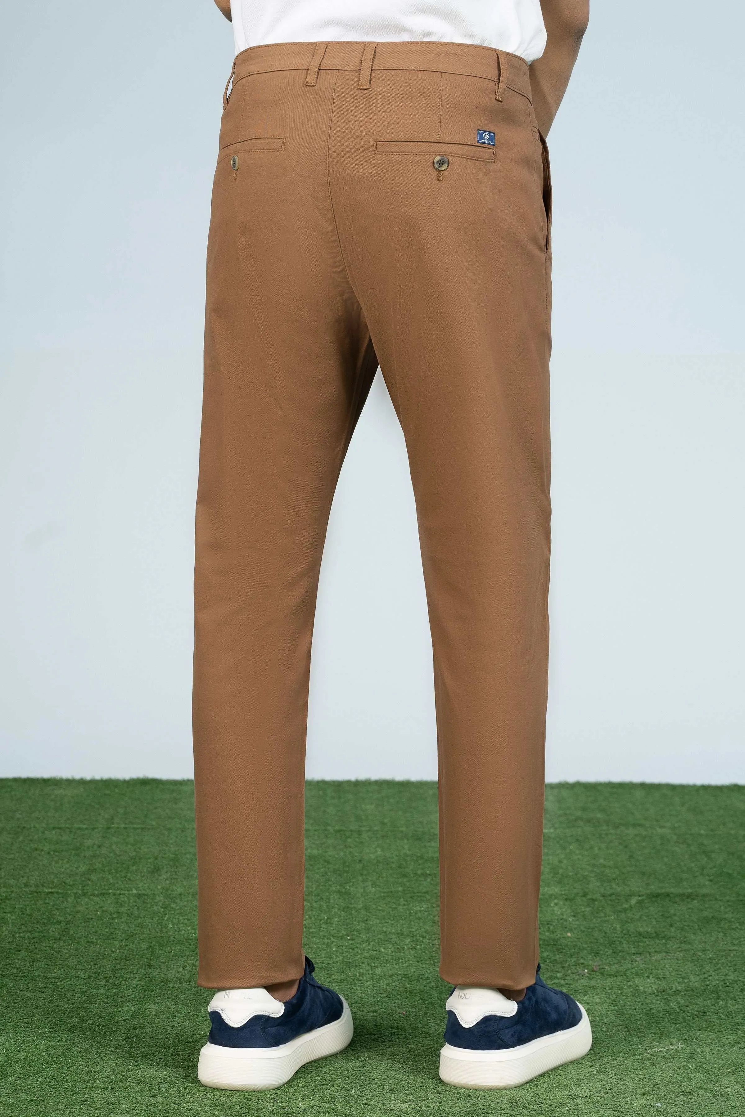 CASUAL PANT CROSS POCKET CAMEL