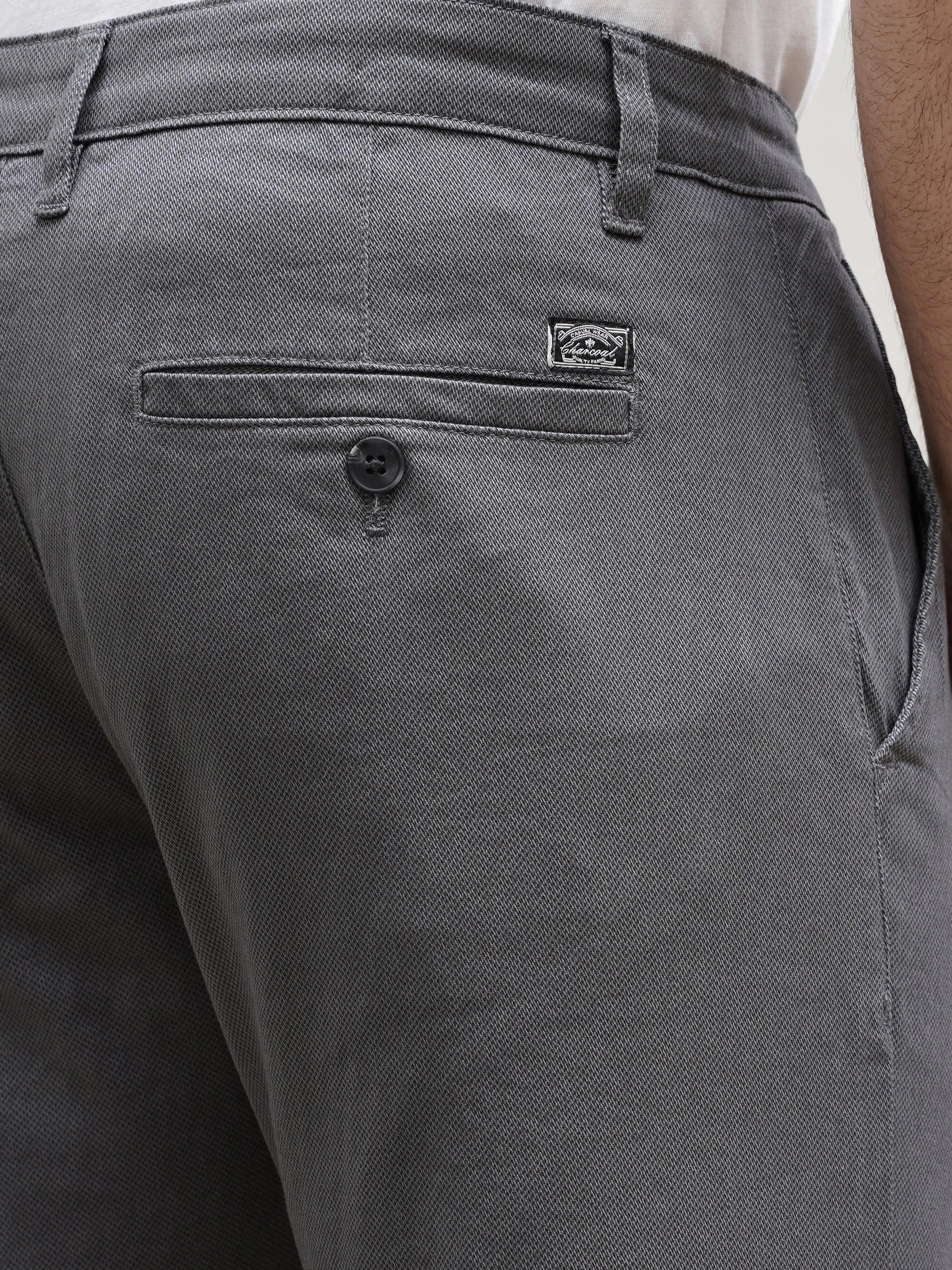 CASUAL PANT CROSS POCKET GREY BLUE