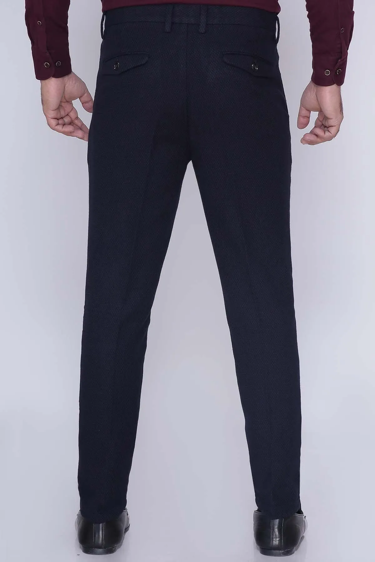 CASUAL PANT CROSS POCKET ITALIAN FIT NAVY