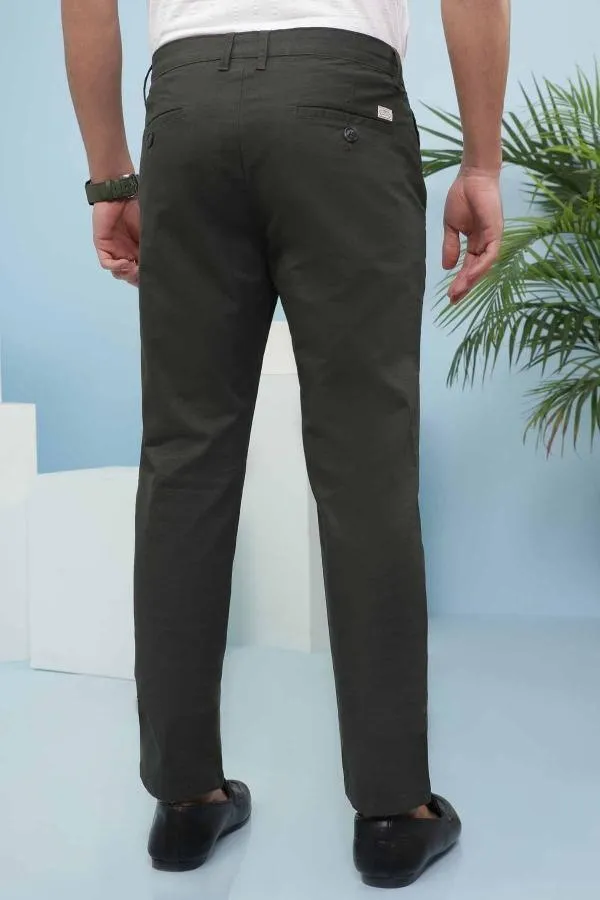 CASUAL PANT CROSS POCKET SLIM FIT GREEN