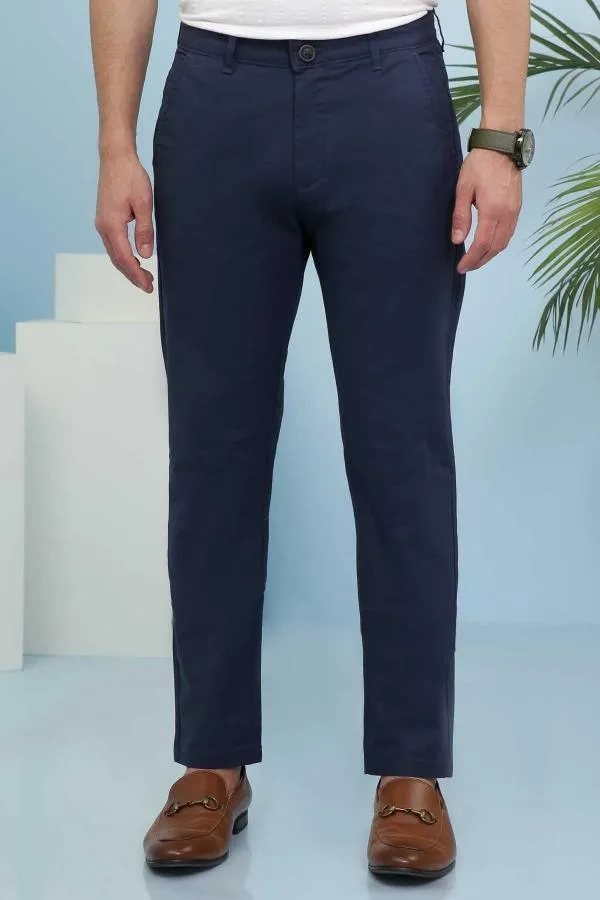 CASUAL PANT CROSS POCKET SLIM FIT NAVY