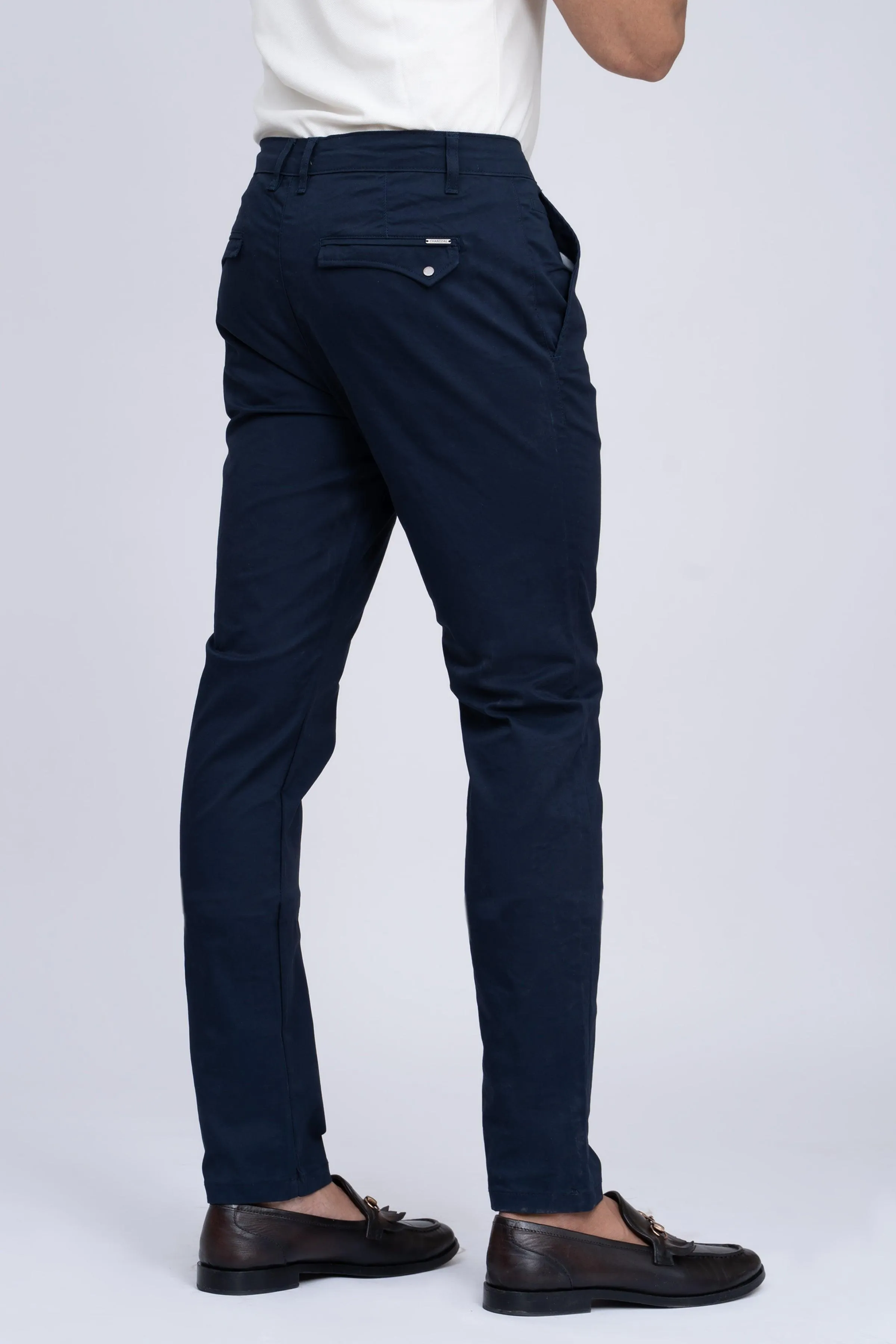 CASUAL PANT CROSS POCKET WITH FLAP NAVY