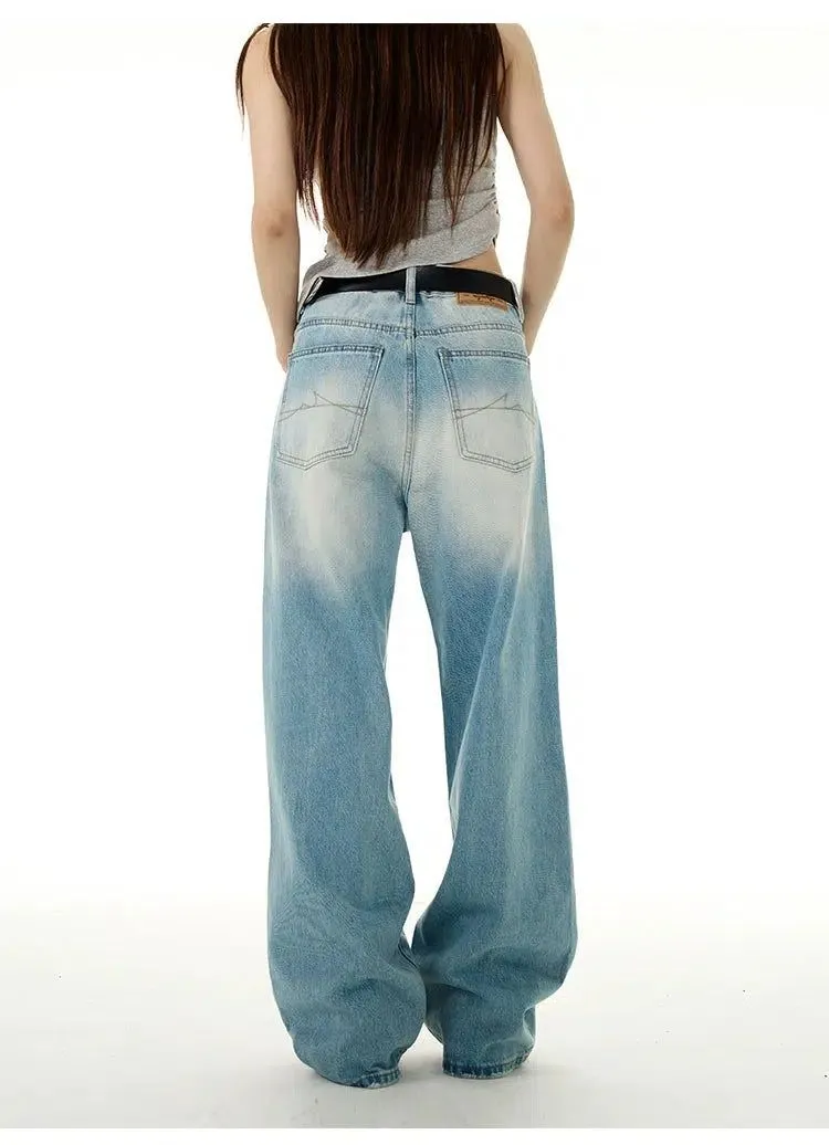 Cat Whisker Fade Effect Jeans