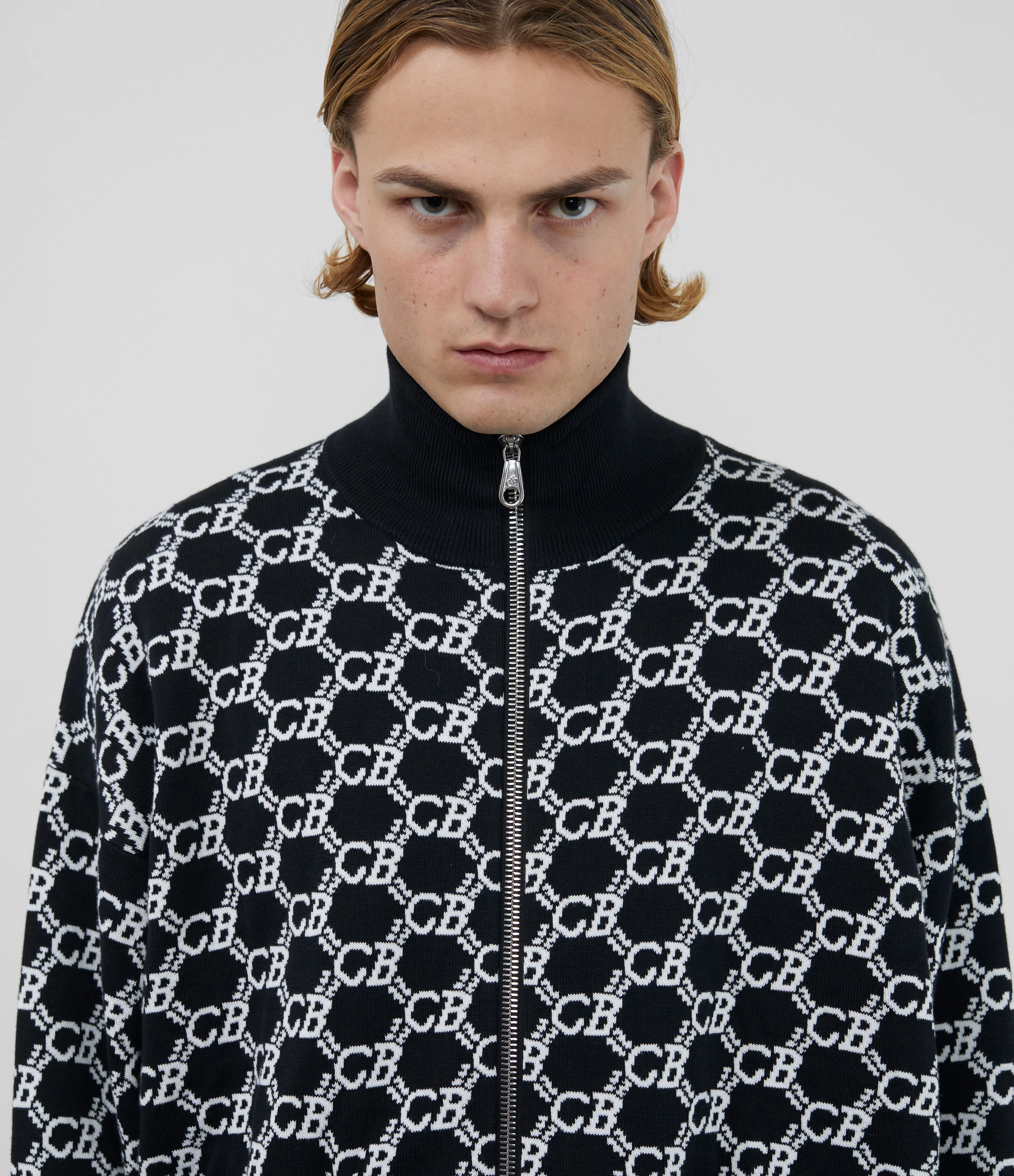 CB MONOGRAM TRACK JACKET